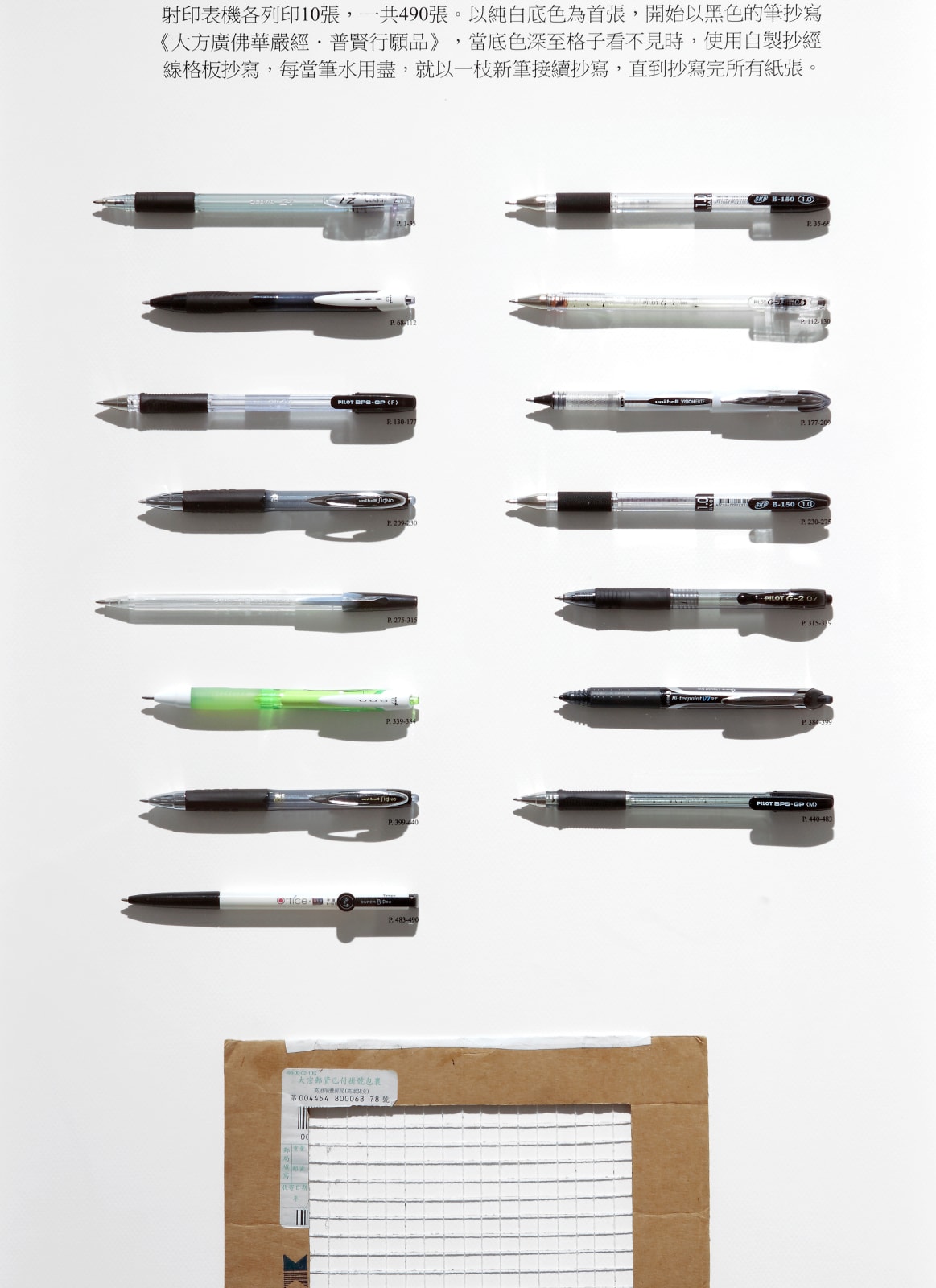 Shi Jin-Hua, Ten Practices and Vows, 2006-2009