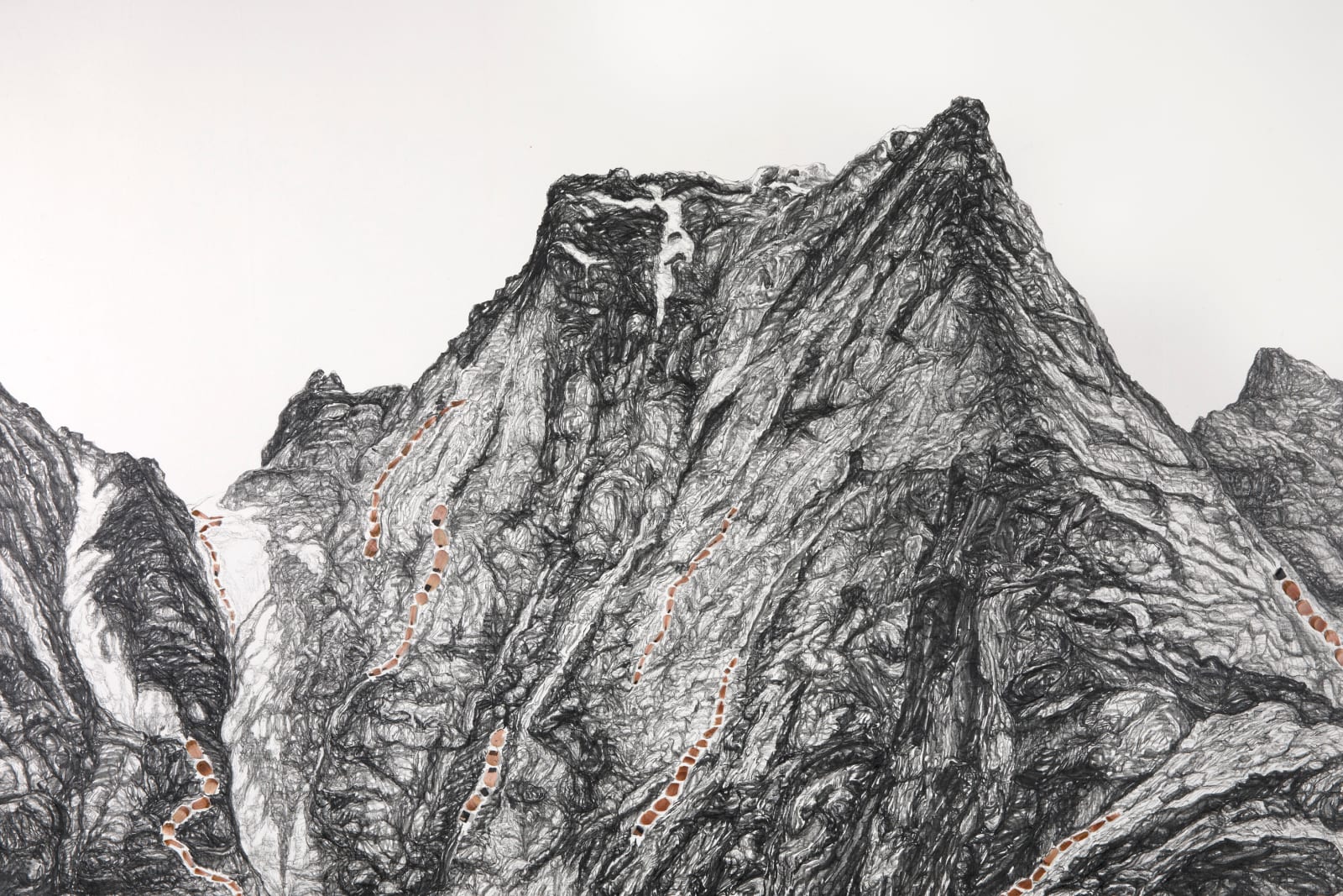 Shi Jin-Hua, Giacometti Sat Under the Alps, 2019