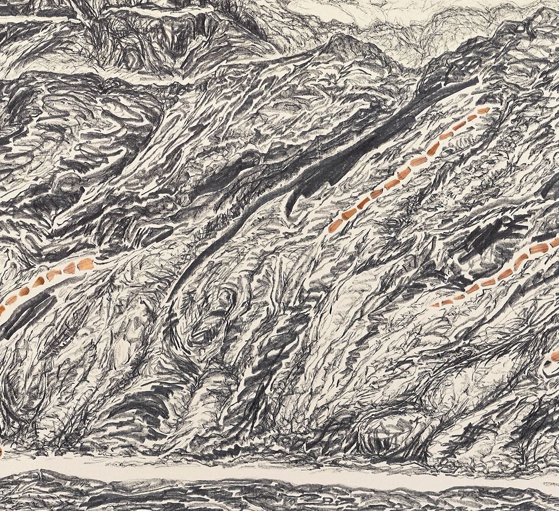 Shi Jin-Hua, Pen Walking #165, 2017
