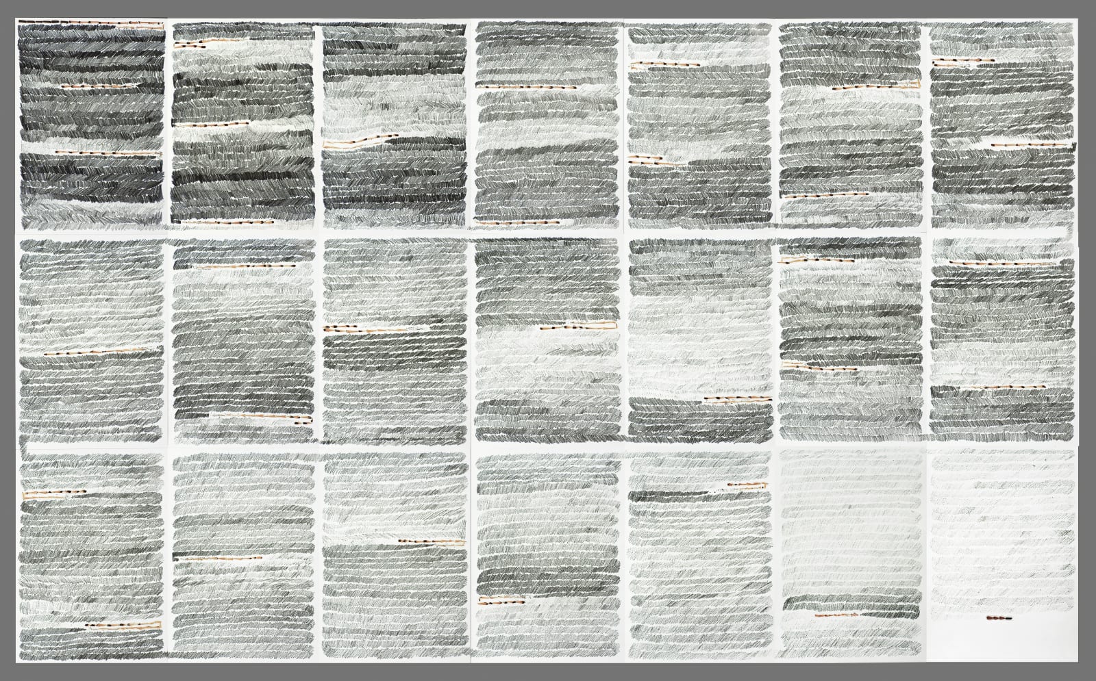 Shi Jin-Hua, Pen Walking #18, 2007