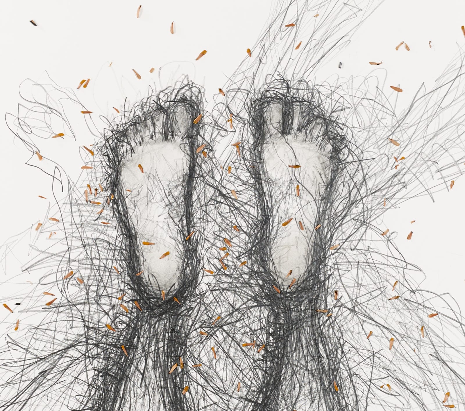 Shi Jin-Hua, Pen Walking #142, 2014
