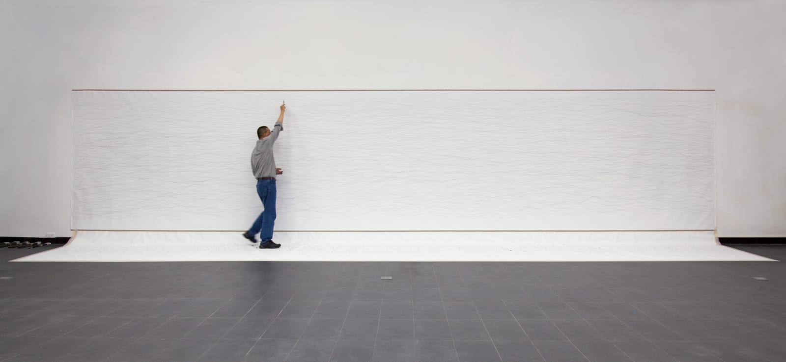 Shi Jin-Hua, A 100km Walk, 2012-2017
