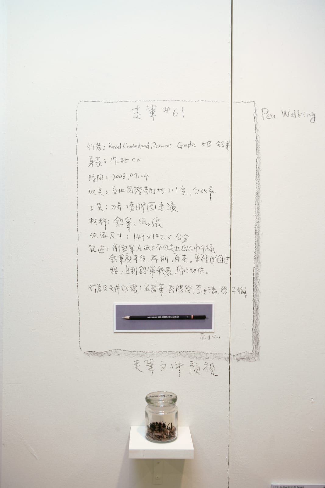 Shi Jin-Hua, Pen Walking #68, 2008