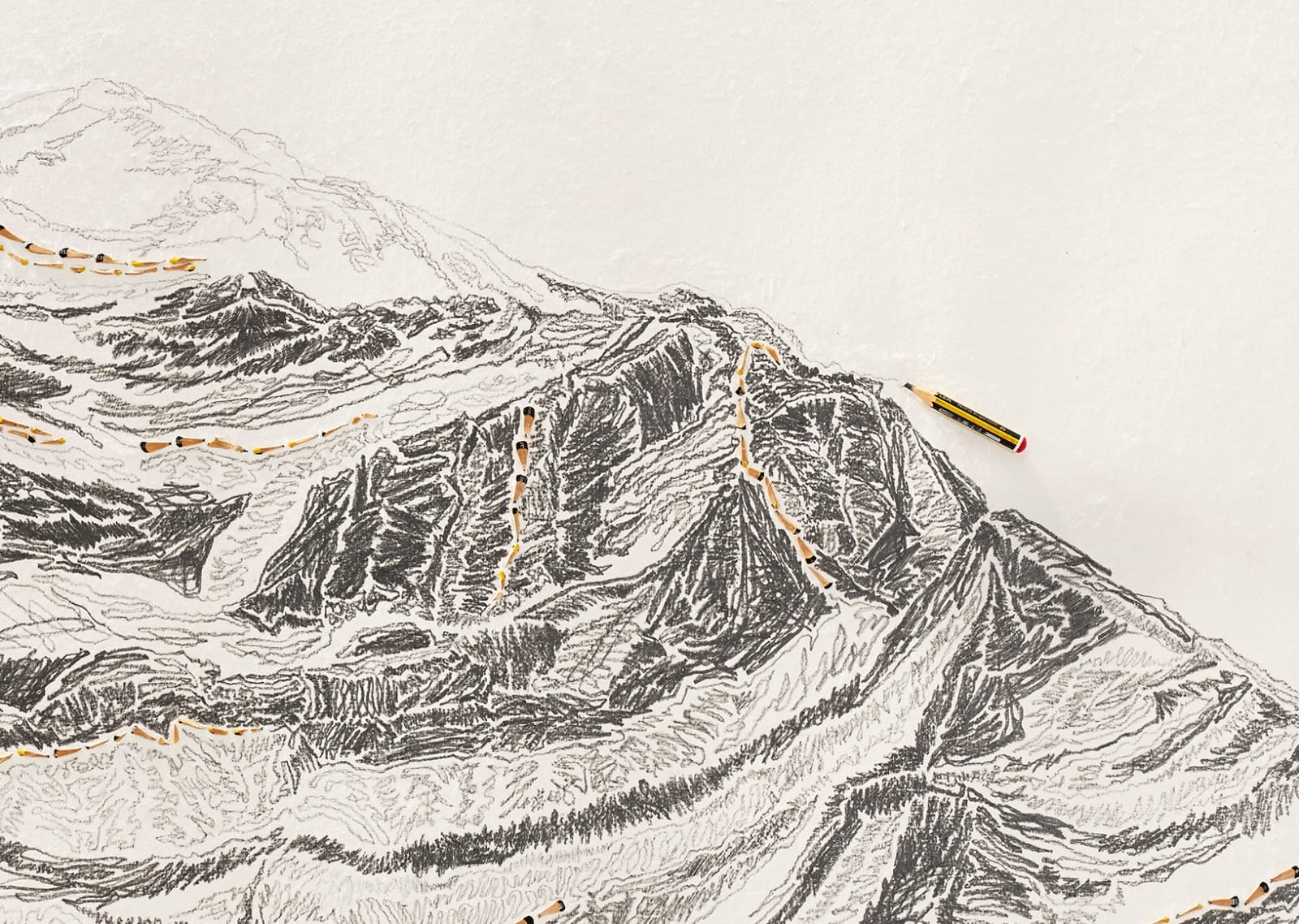 Shi Jin-Hua, Pen Walking #136, 2014