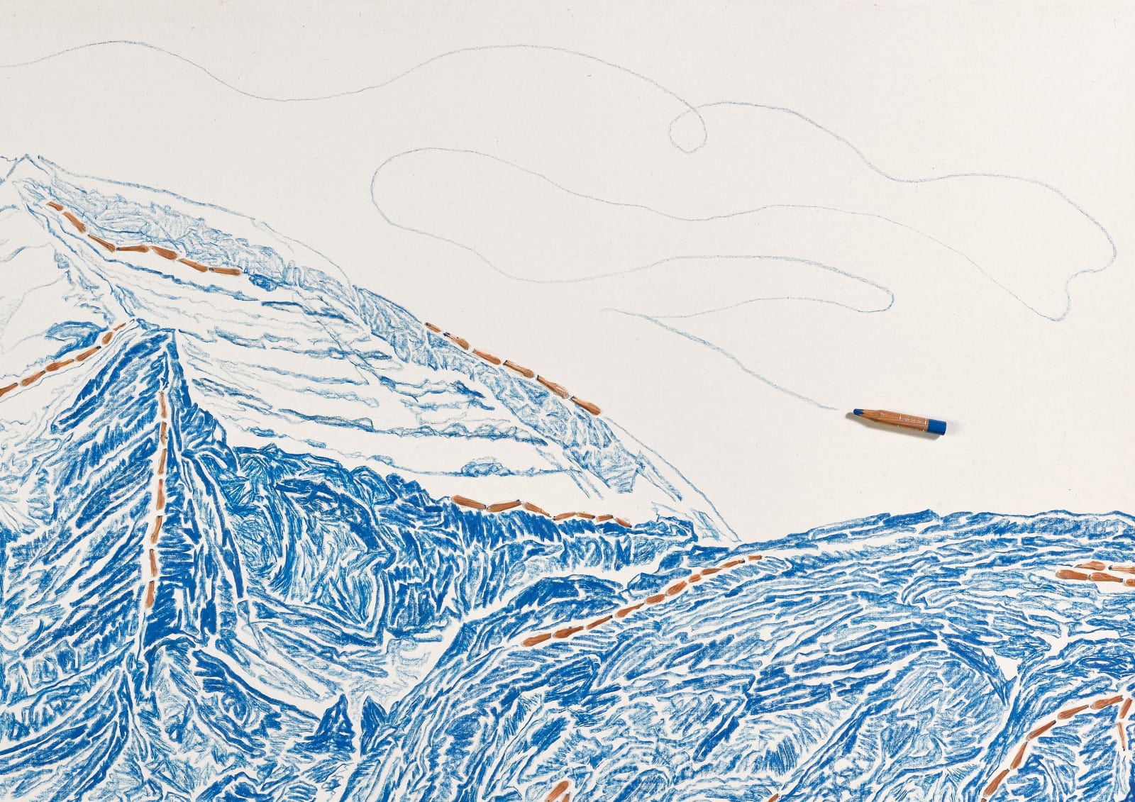 Shi Jin-Hua, Pen Walking #161, 2016