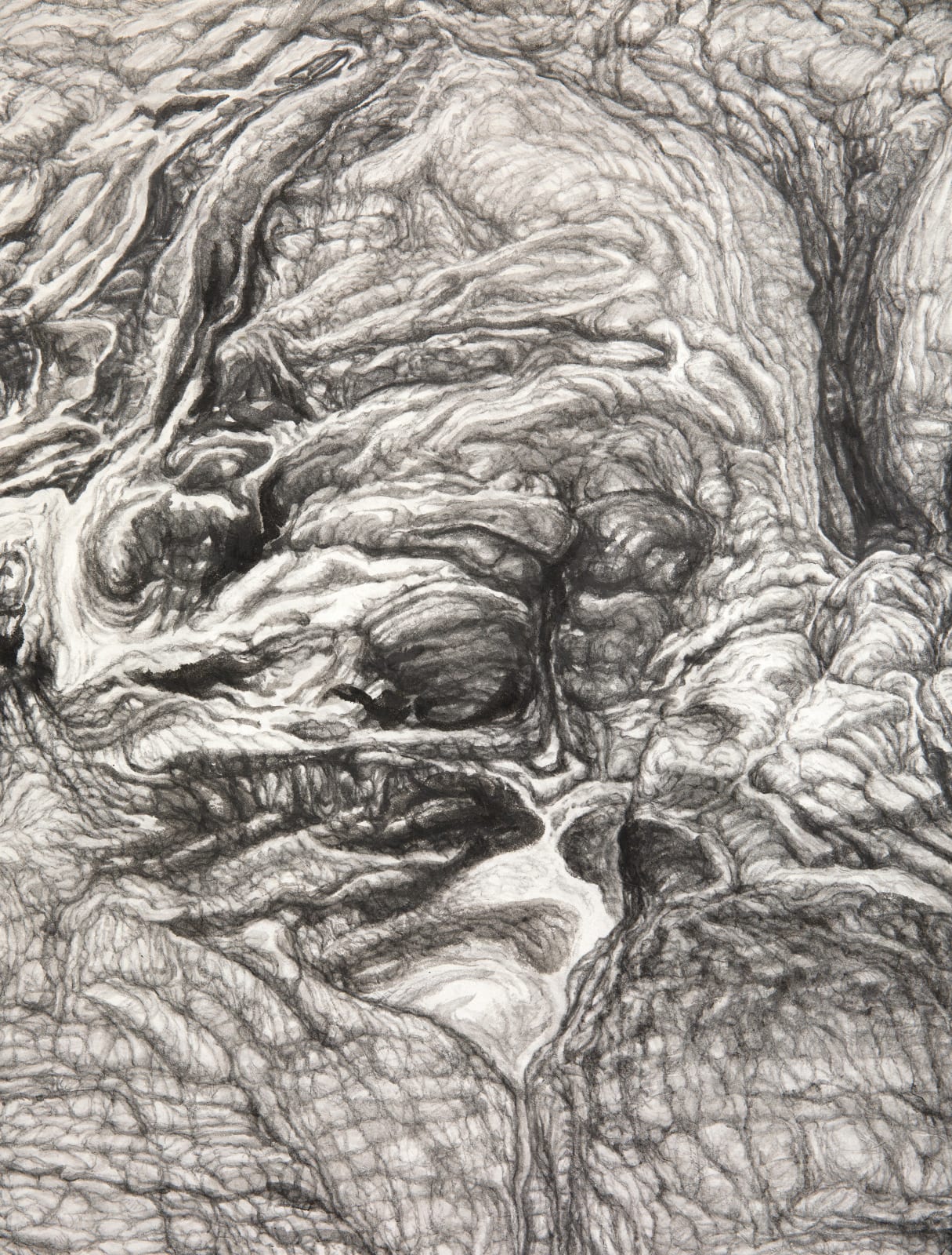 Shi Jin-Hua, Rock Landscape #1, 2021