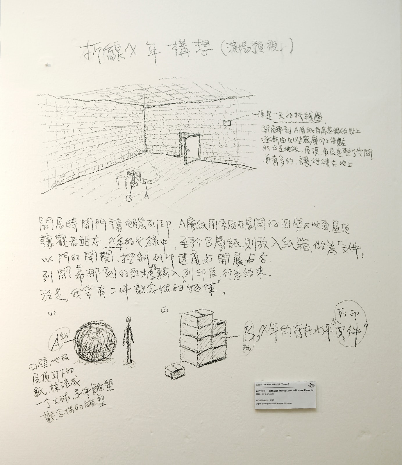 Shi Jin-Hua, Pen Walking #68, 2008