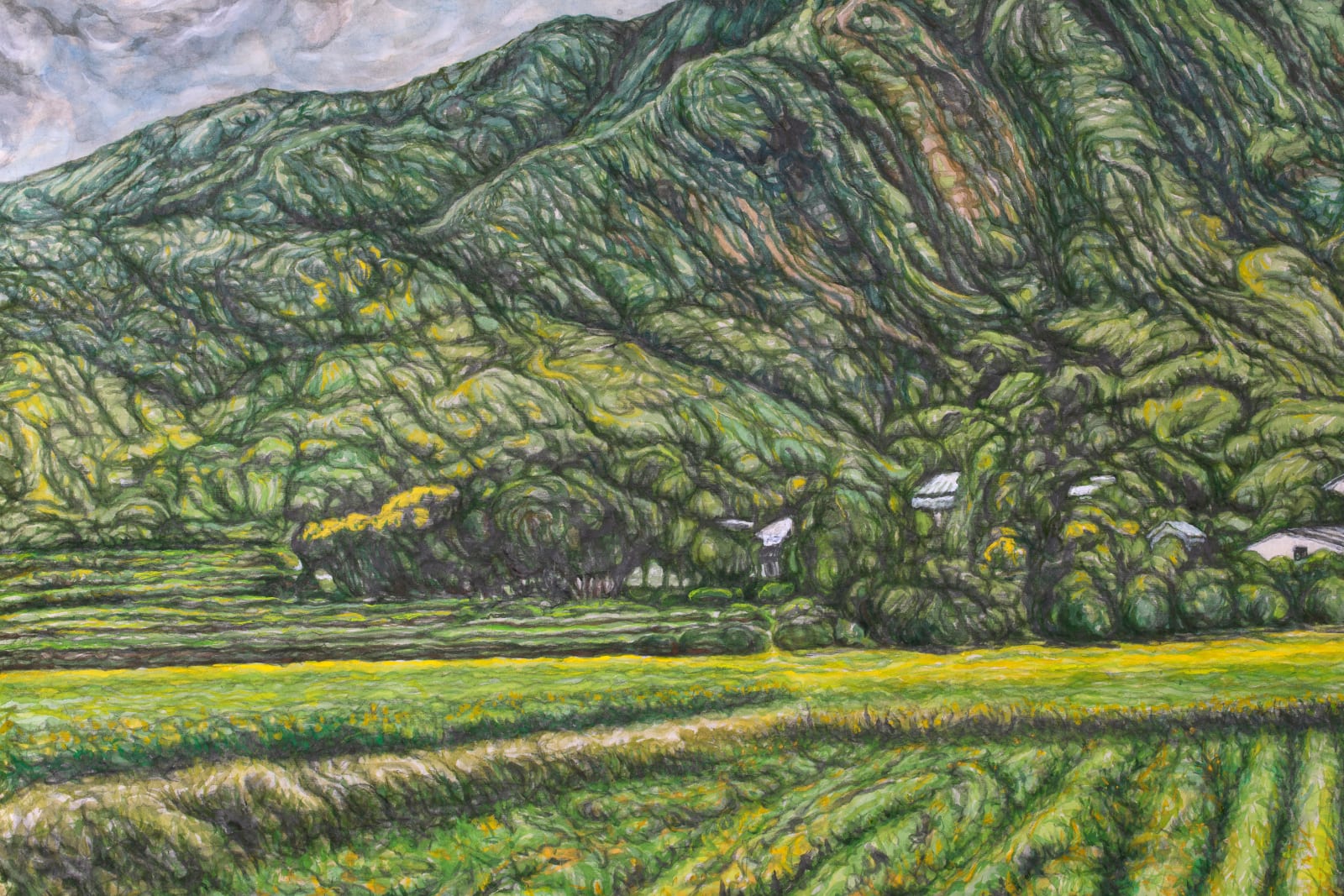 Shi Jin-Hua, Mountain Outside the Door, 2023