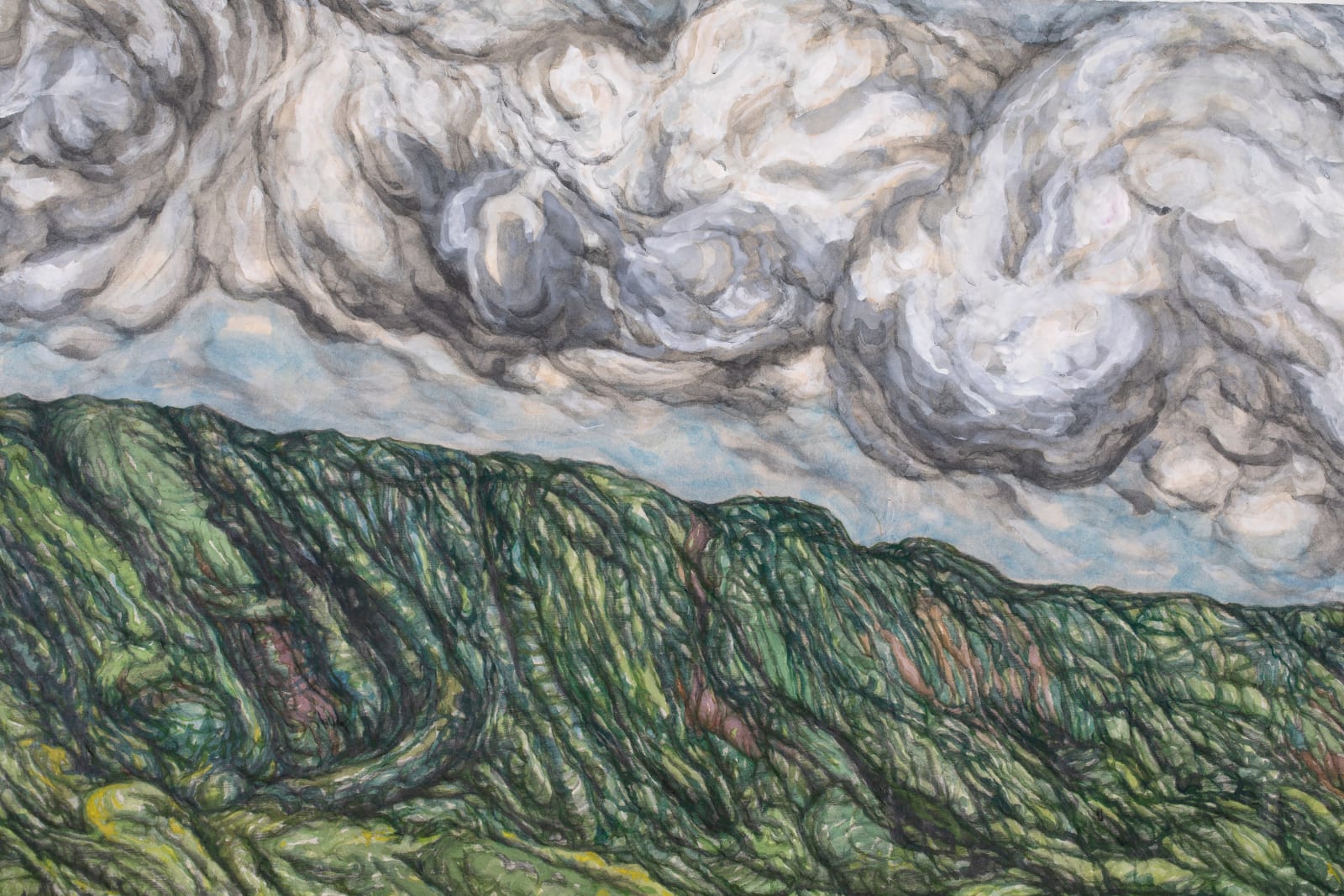 Shi Jin-Hua, Mountain Outside the Door, 2023