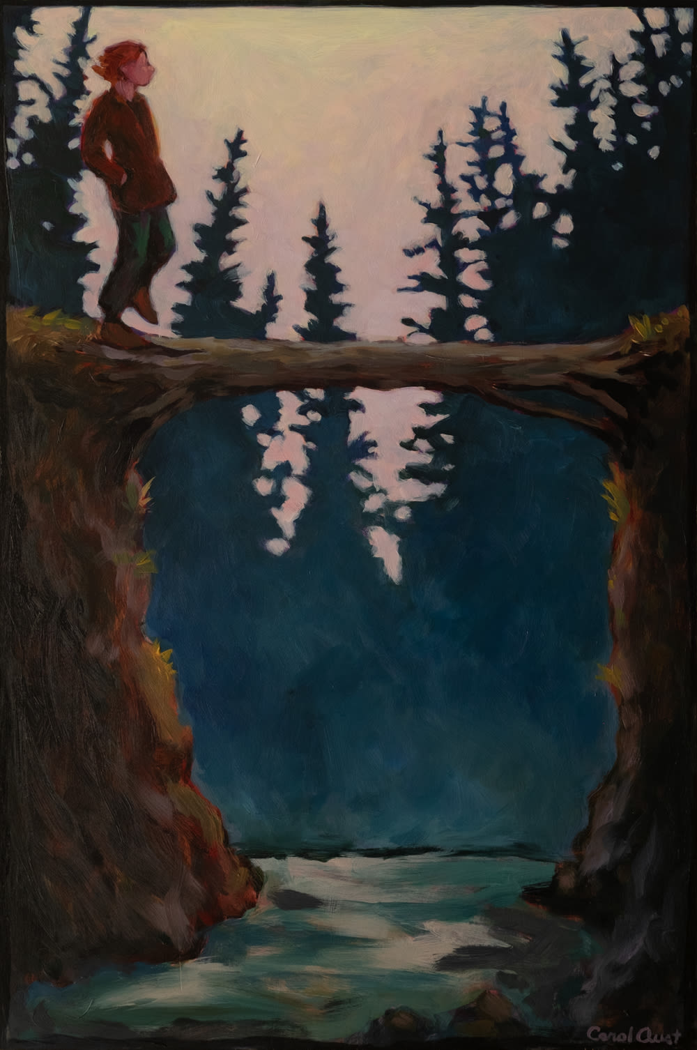 Carol Aust, Log Bridge 11, 2020