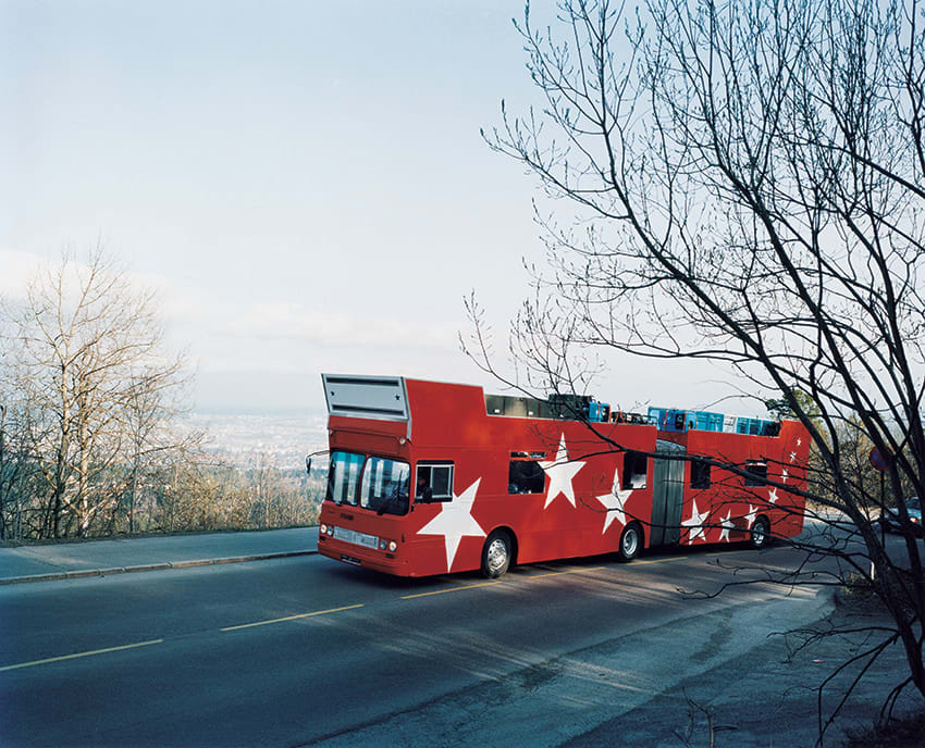 Carl´s cars, Jørn Tomter: Bus converted for the traditional Norwegian bachelor celebration, Norway.