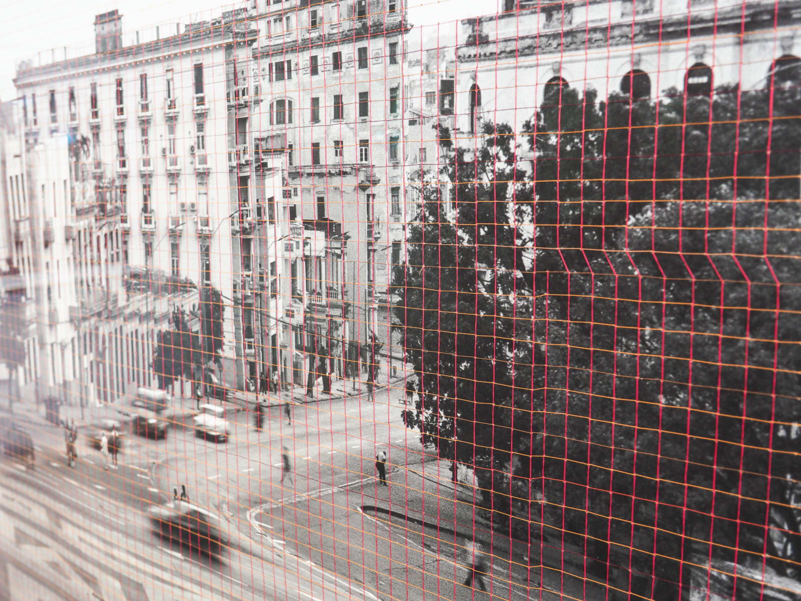 Hans Hamid Rasmussen, Havana 05, Grey erased to Red, 2019