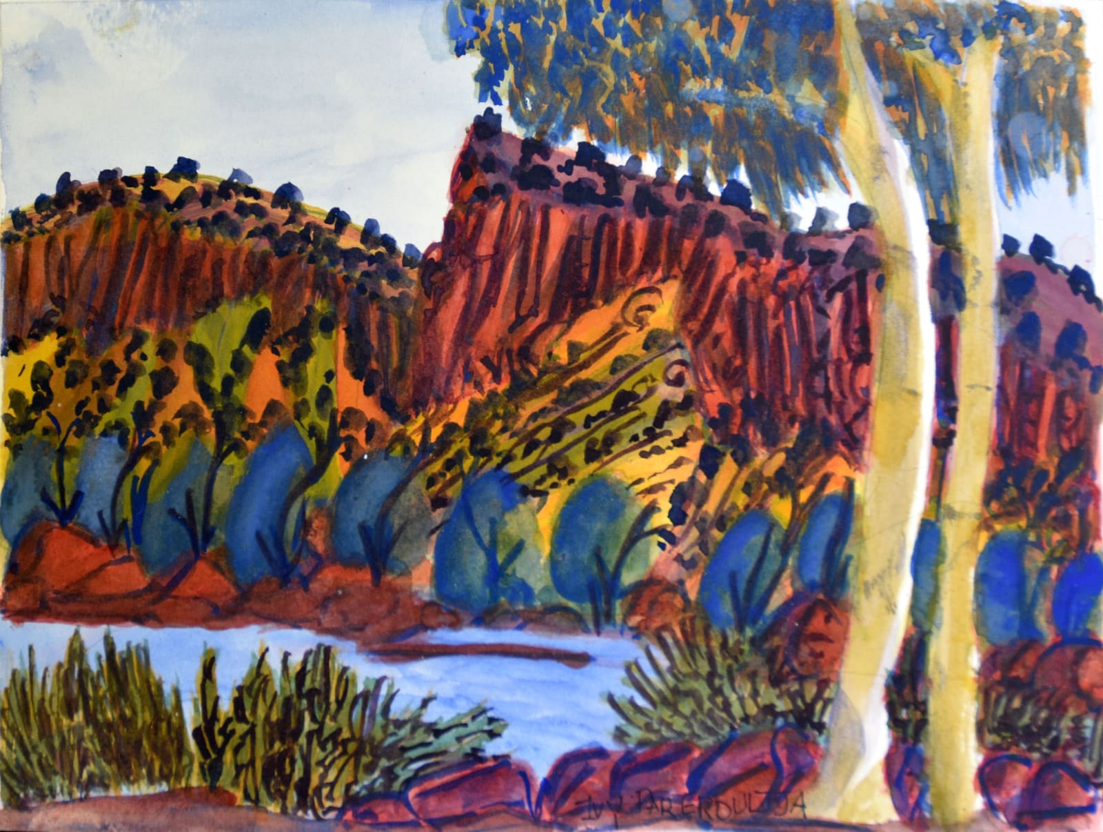 Ivy Pareroultja, Mt. Hermannsburg, NT, 2011