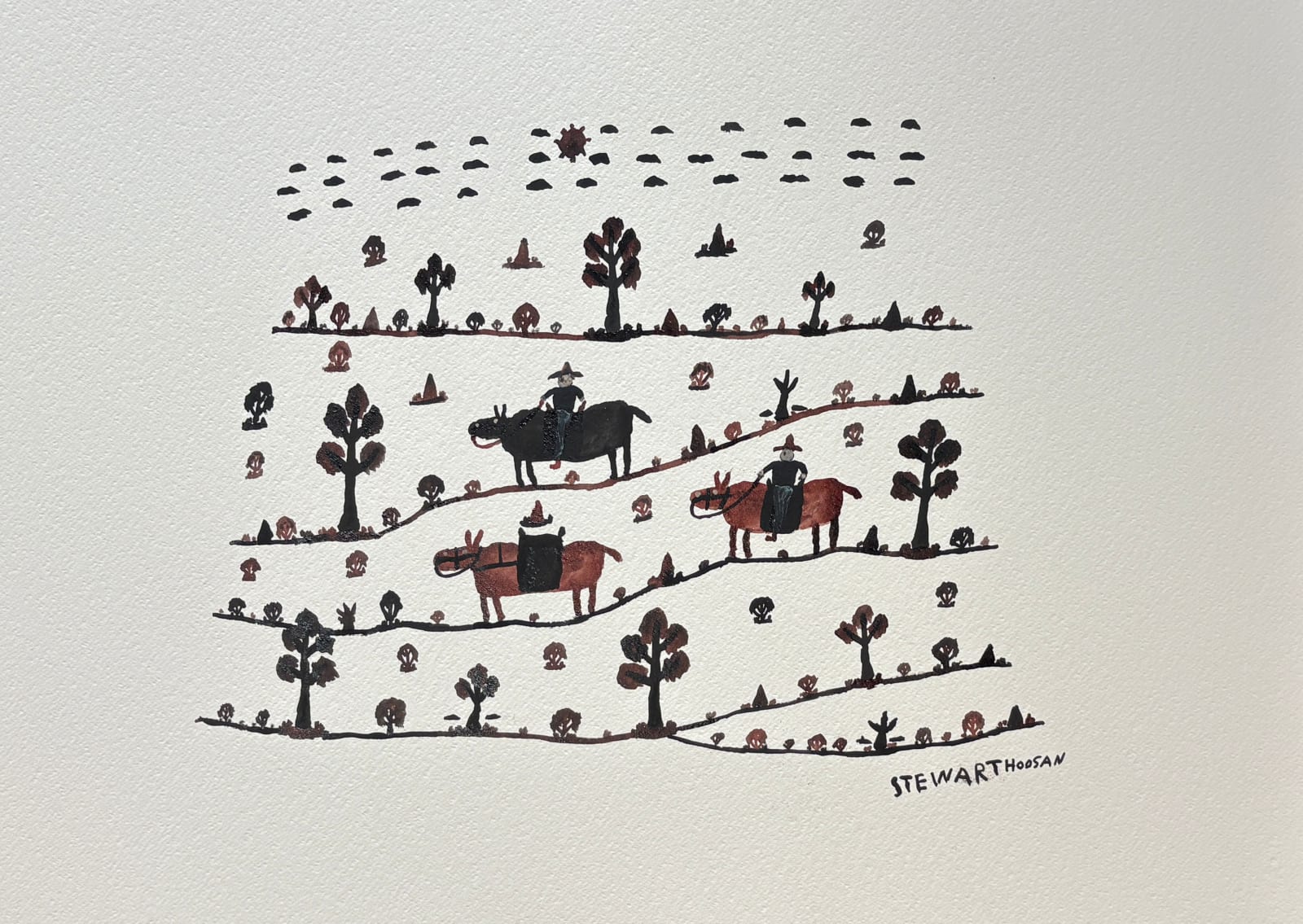 Stewart Karmburmar Hoosan, Mustering at Wandangula - Series 4, 2025