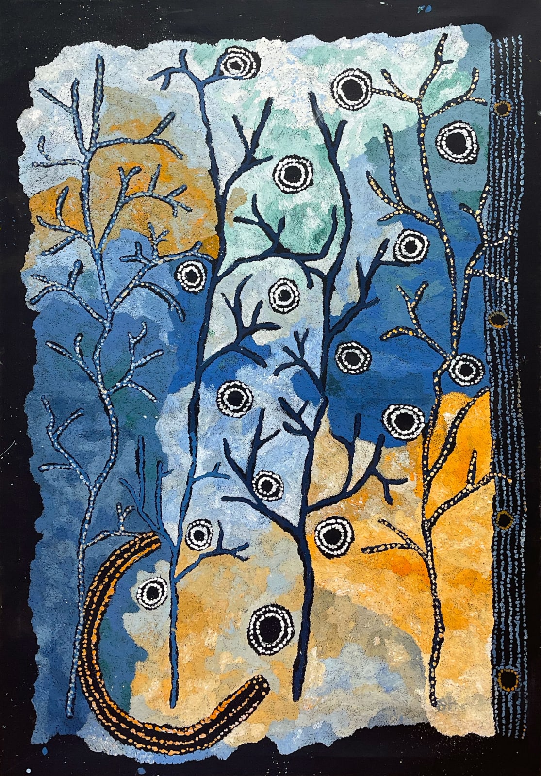 Betty Mula, Punu tjuta (many trees), 2023