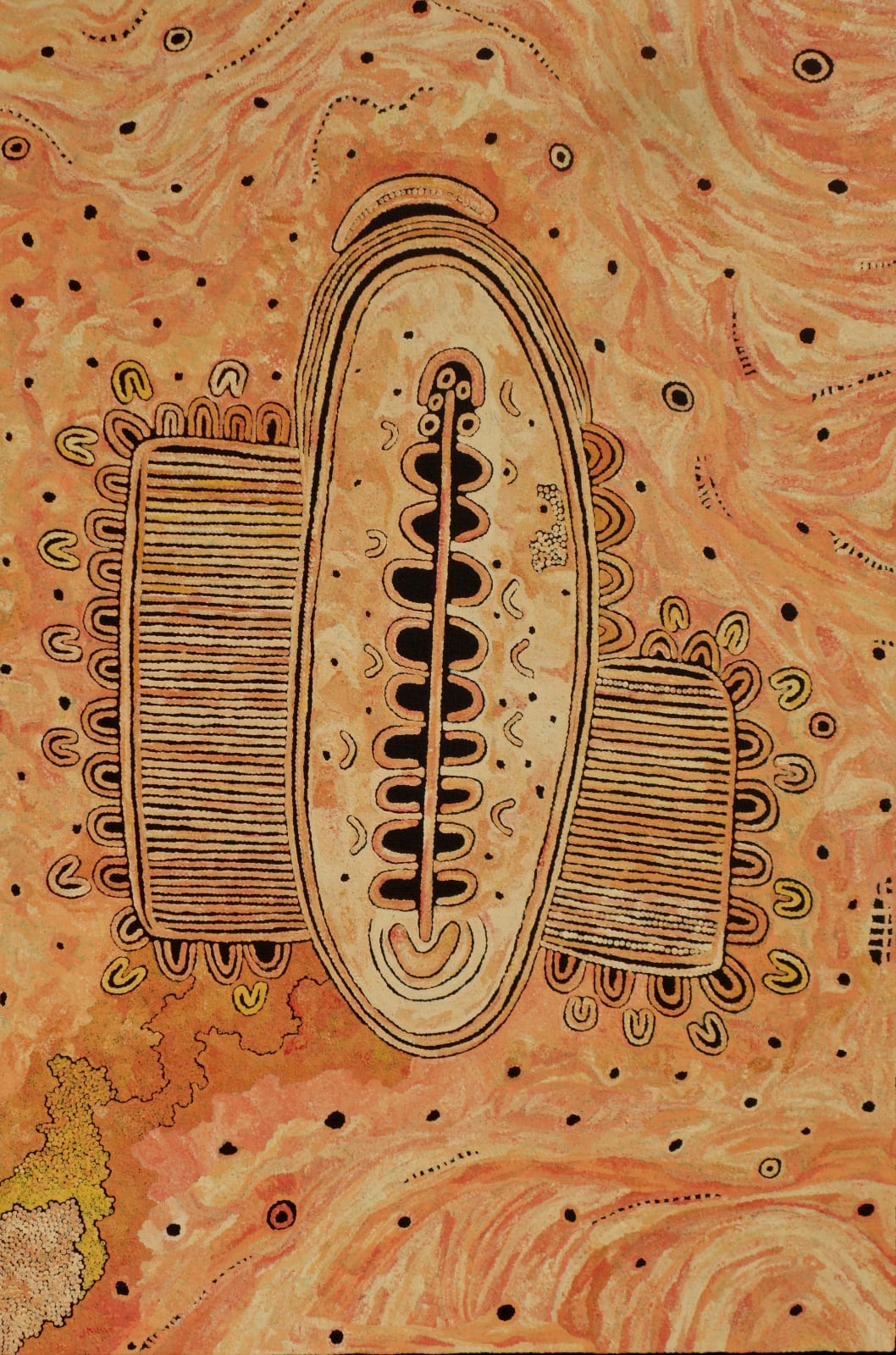 Alison Anderson, Secret women’s ceremonial event in desert country beyond Mt Liebig, 2021