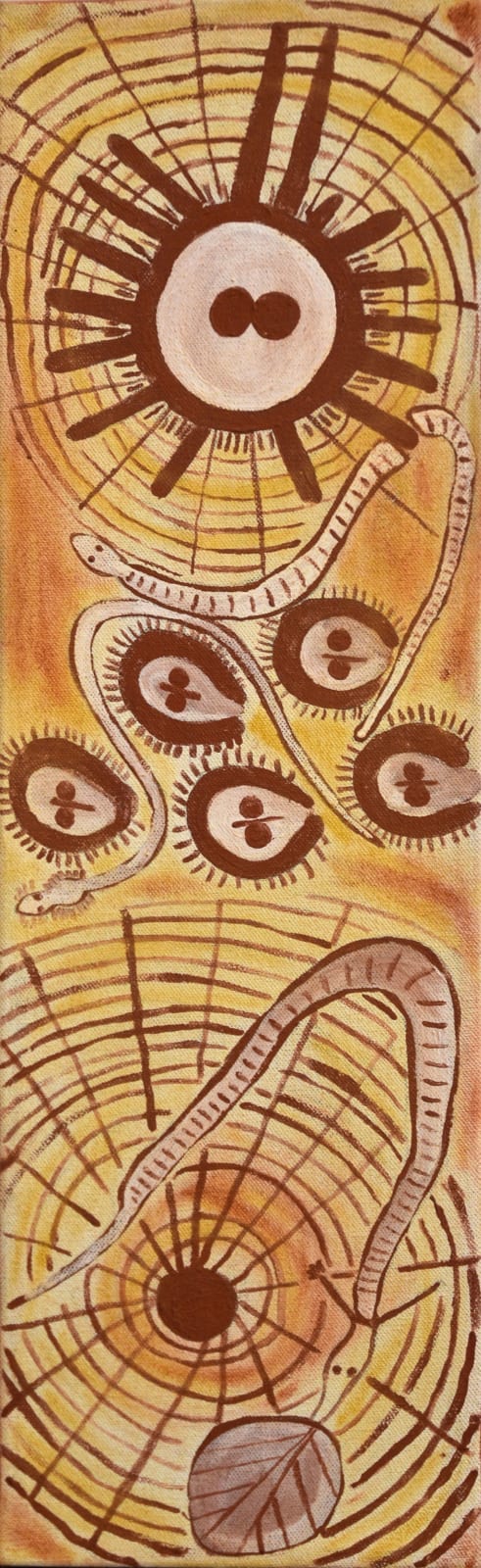 Clarrie Djanghara, Cyclone Rain, 2021