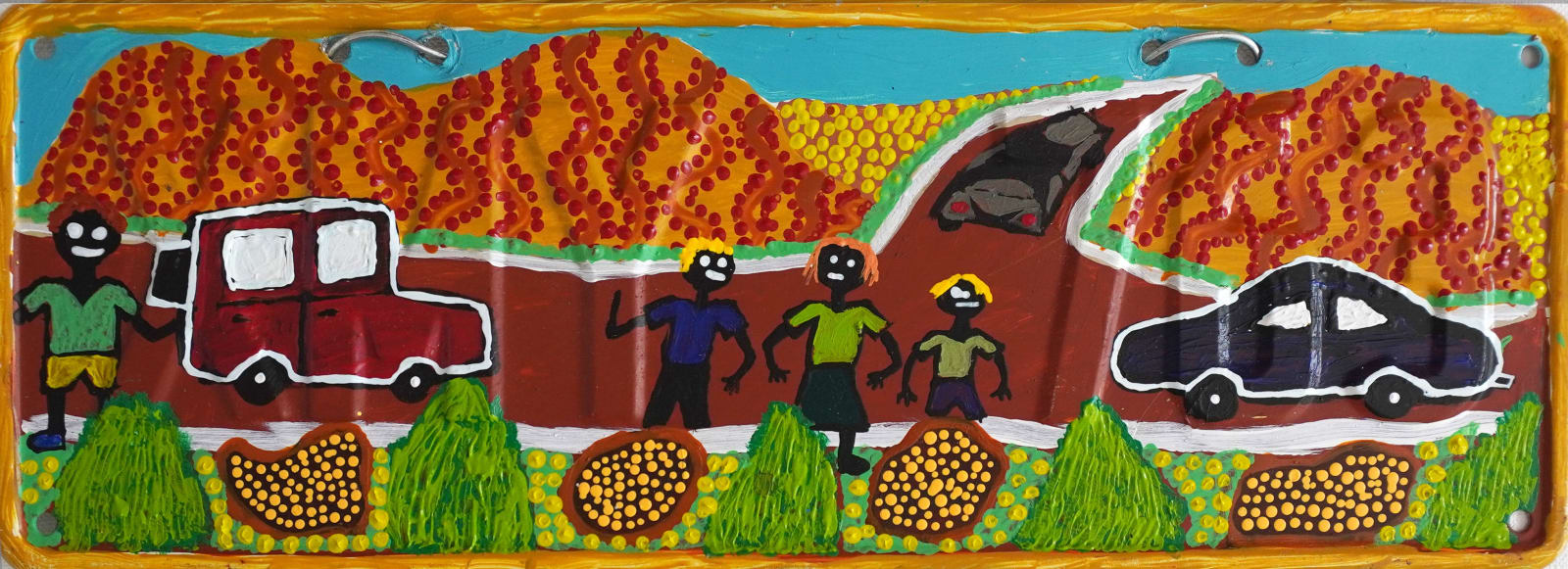 Natasha Namatjira Carroll, Family Going for a Trip to Pipalyatjara, 2025