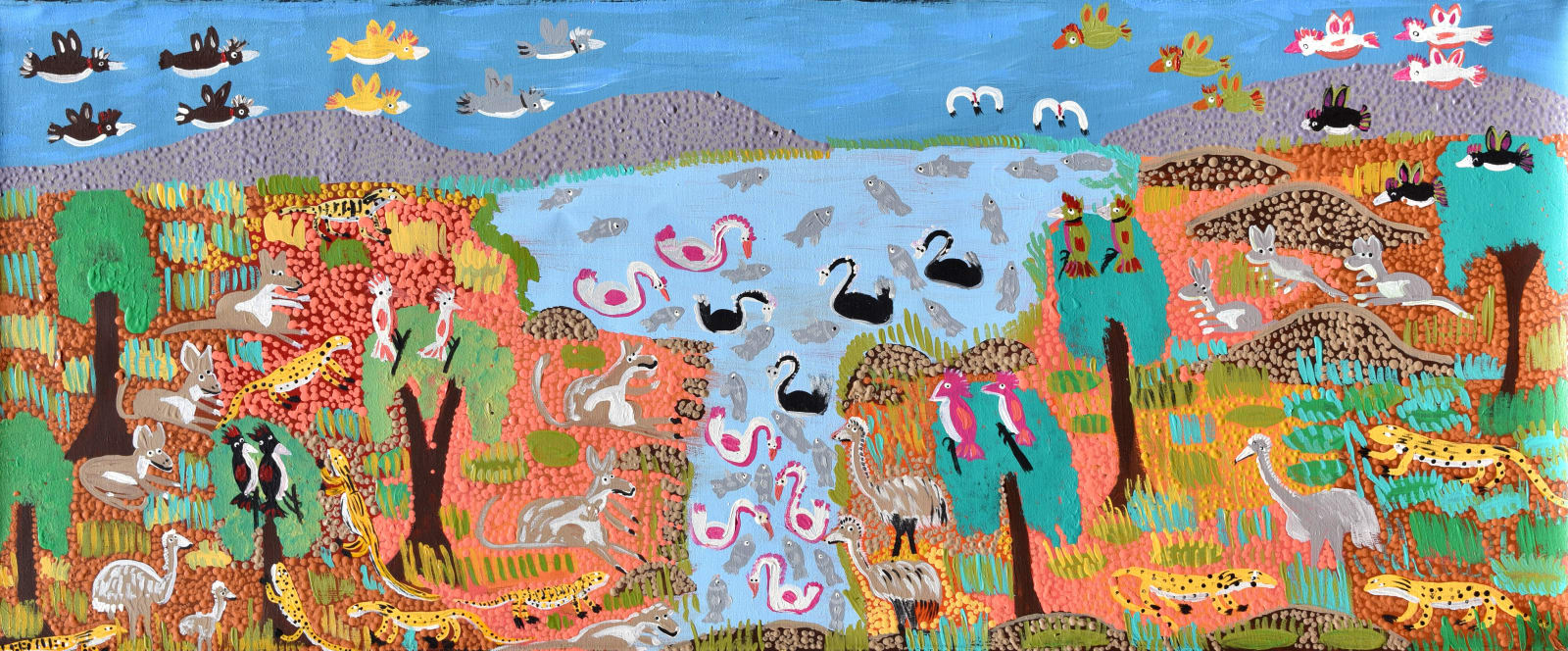 Kumantjayi Napangardi (Joanne) Wheeler, Finke River Country, 2020