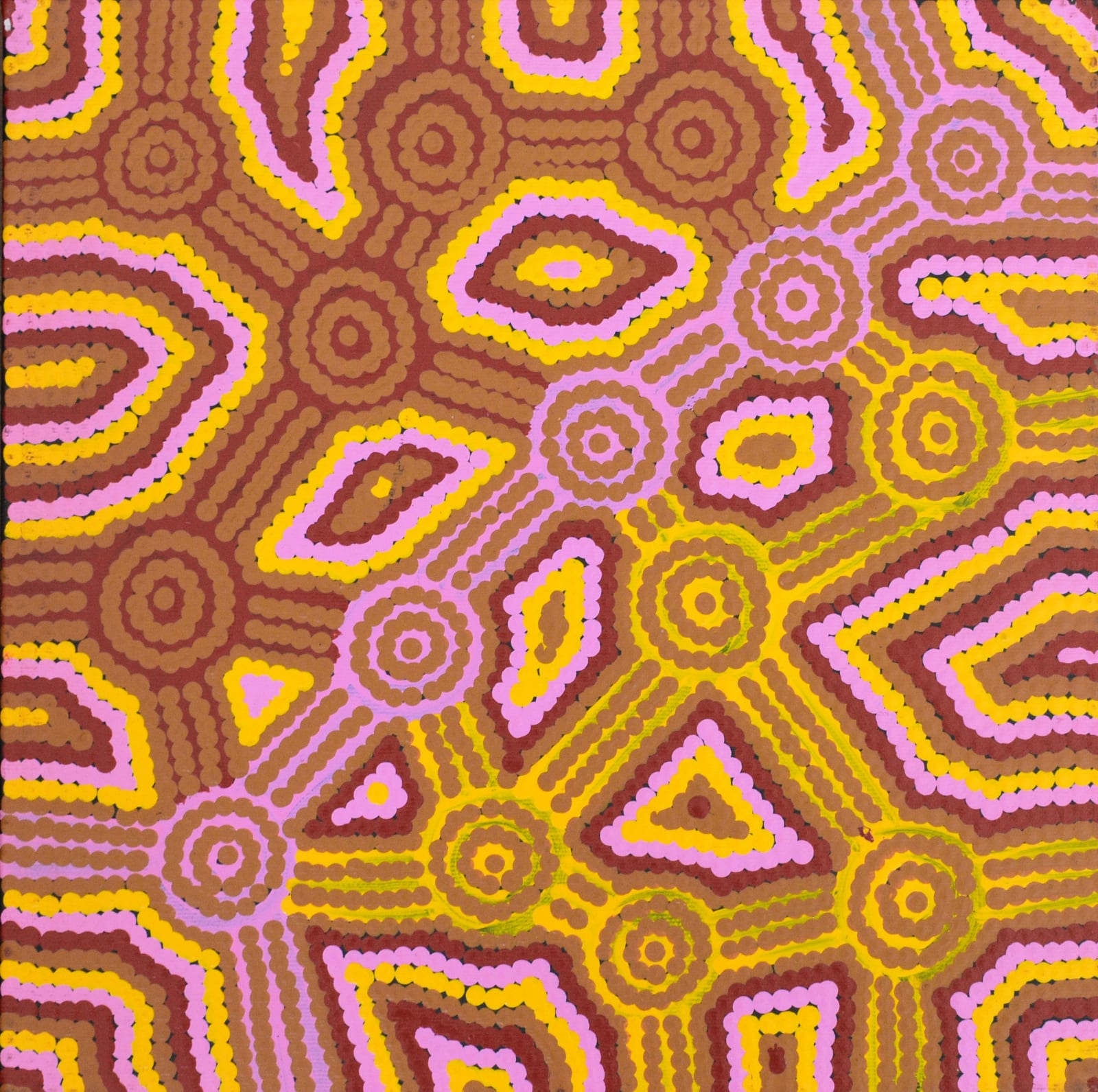 Geraldine Nangala Gallagher, Yankirri Jukurrpa (Emu Dreaming) - Ngarlikirlangu, 2020