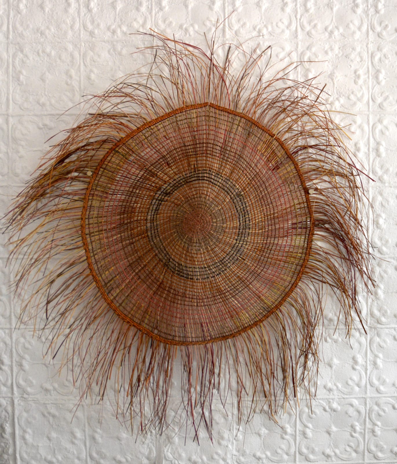 Leanne Nayilibidj, Marebu (Woven Mat), 2022