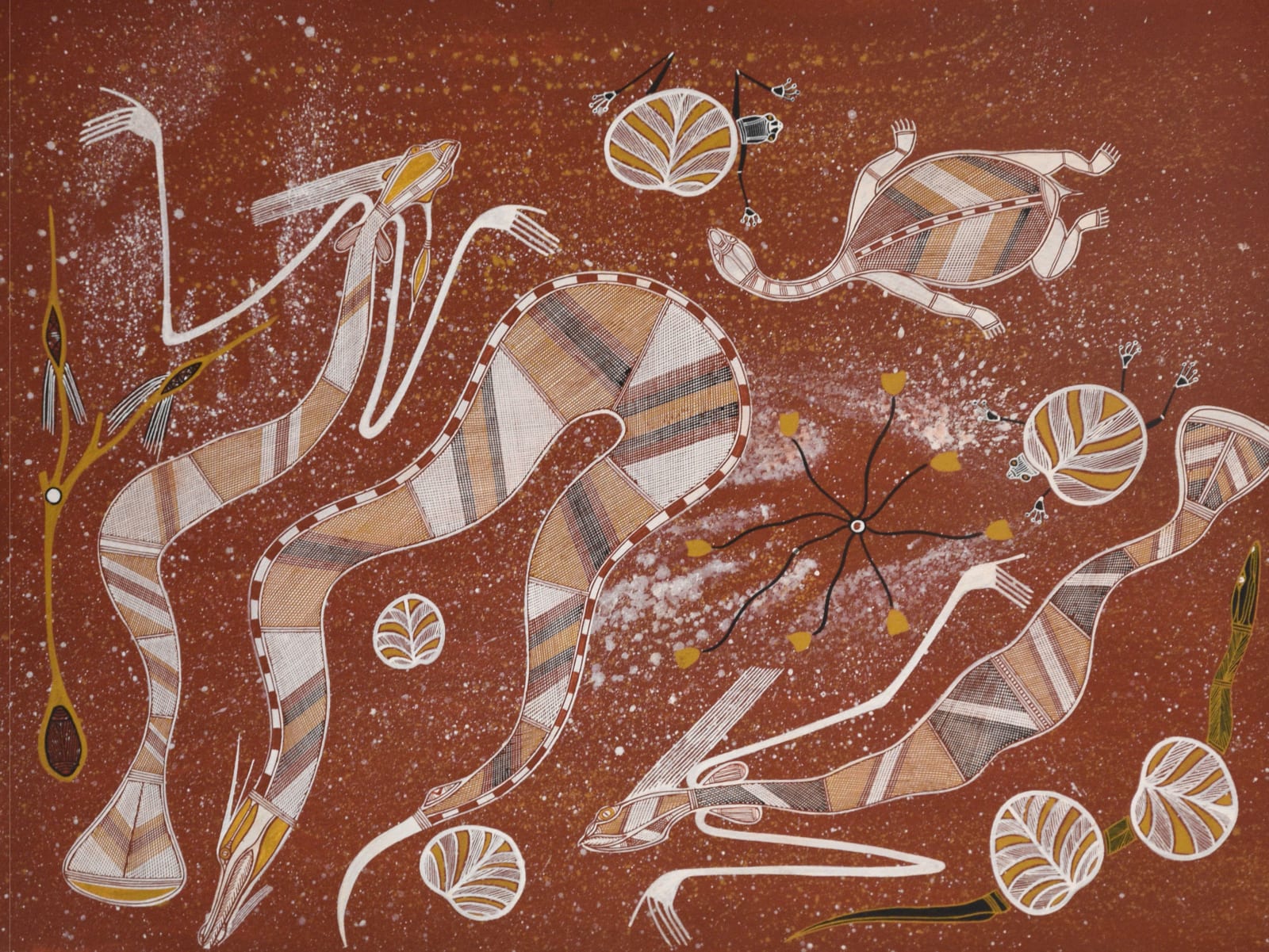 Gabriel Maralngurra, Yawkyawk (Water Spirit), 2018