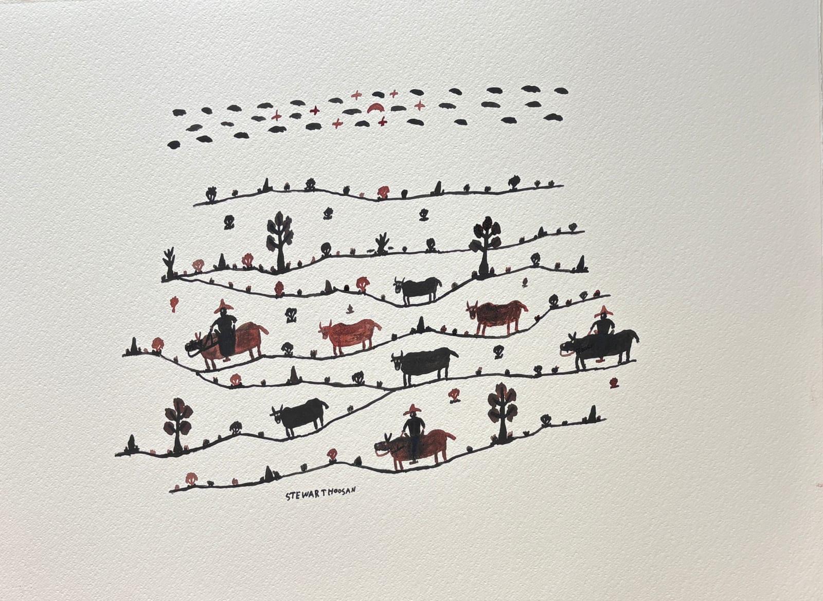 Stewart Karmburmar Hoosan, Mustering at Wandangula - Series 4, 2025