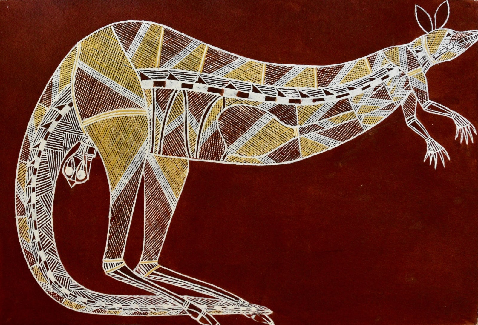 Glen Namundja, Korlobarr Djang (Big Red Kangaroo Dreaming), 2021