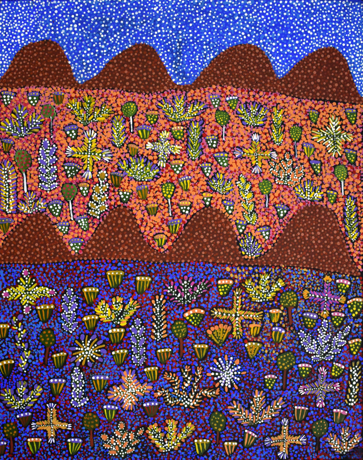 Desma Ngwarraye Turner, View of Country, 2019
