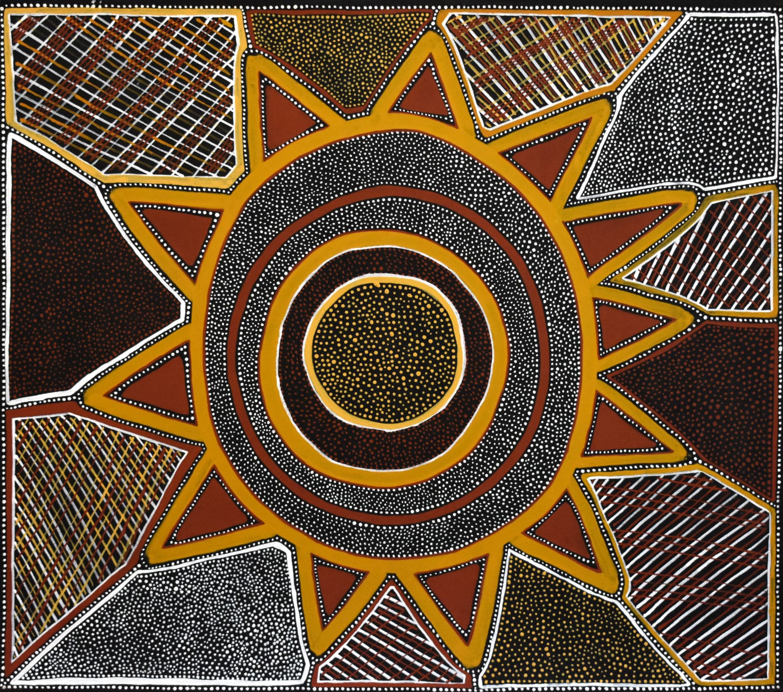 Theresa Burak, wuntarruwi (tiwi name for sun ), 2019