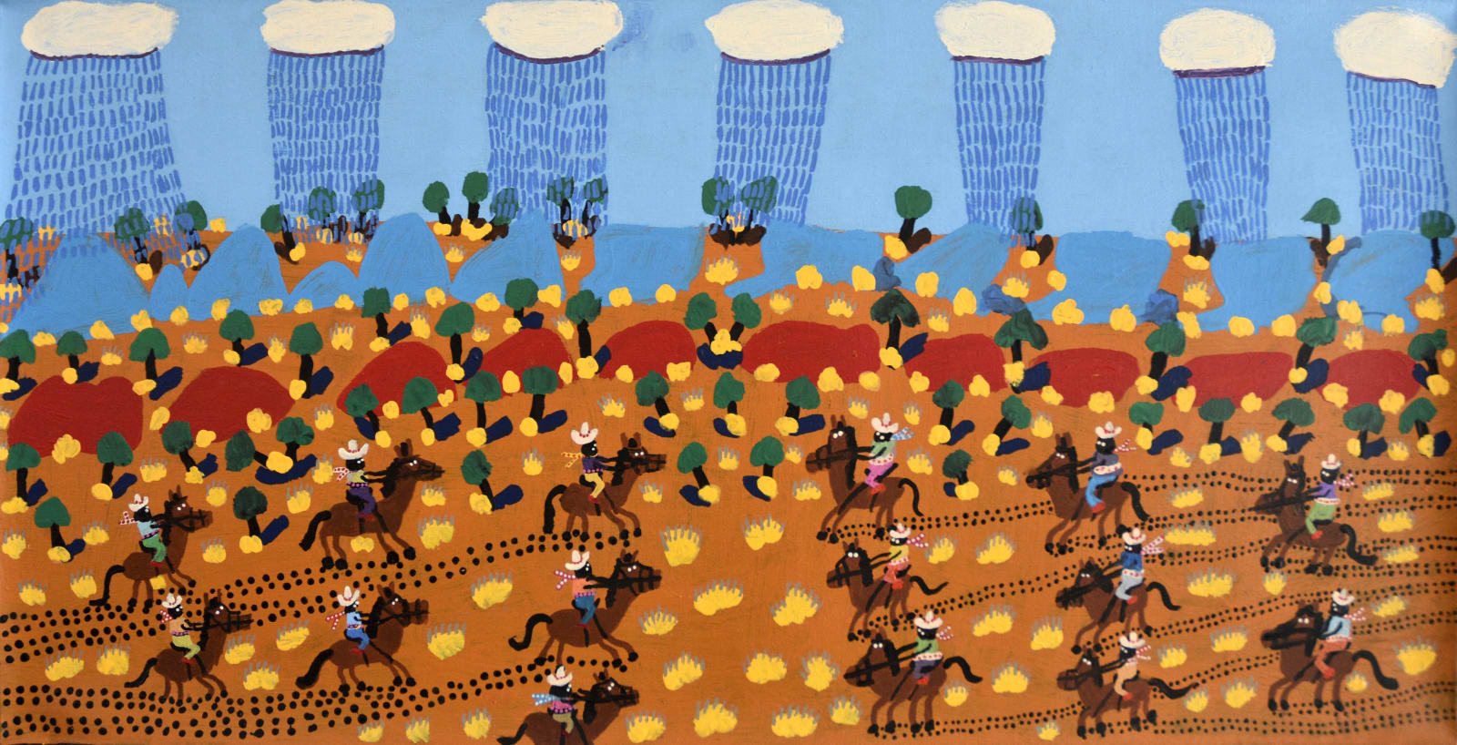 Grace Kemarre Robinya, Wallace Rockhole Mob and Mt Allan Mob Mustering, 2020