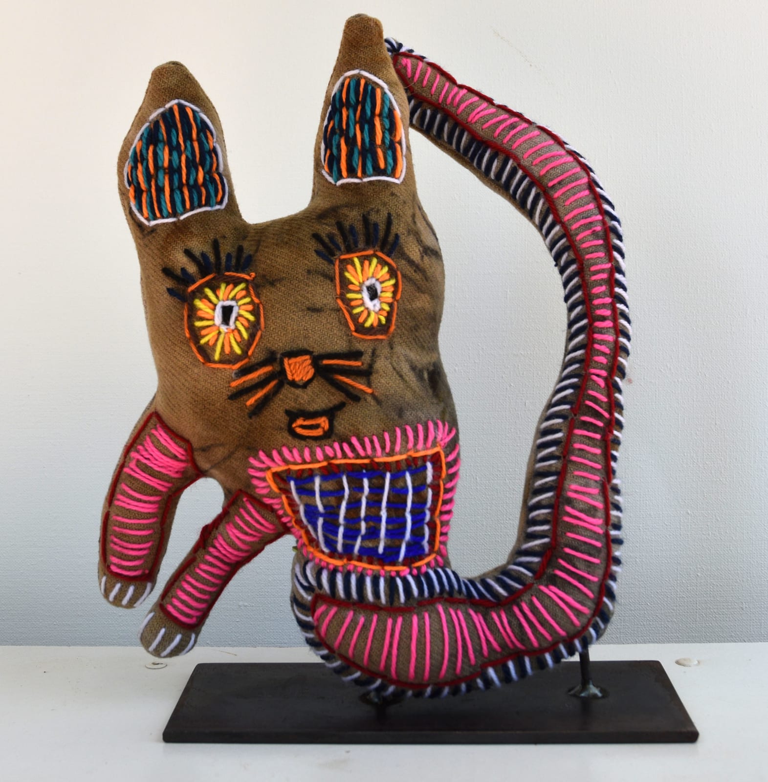 Rhonda Sharpe, Pussy Cat With Pink Tail, 2021
