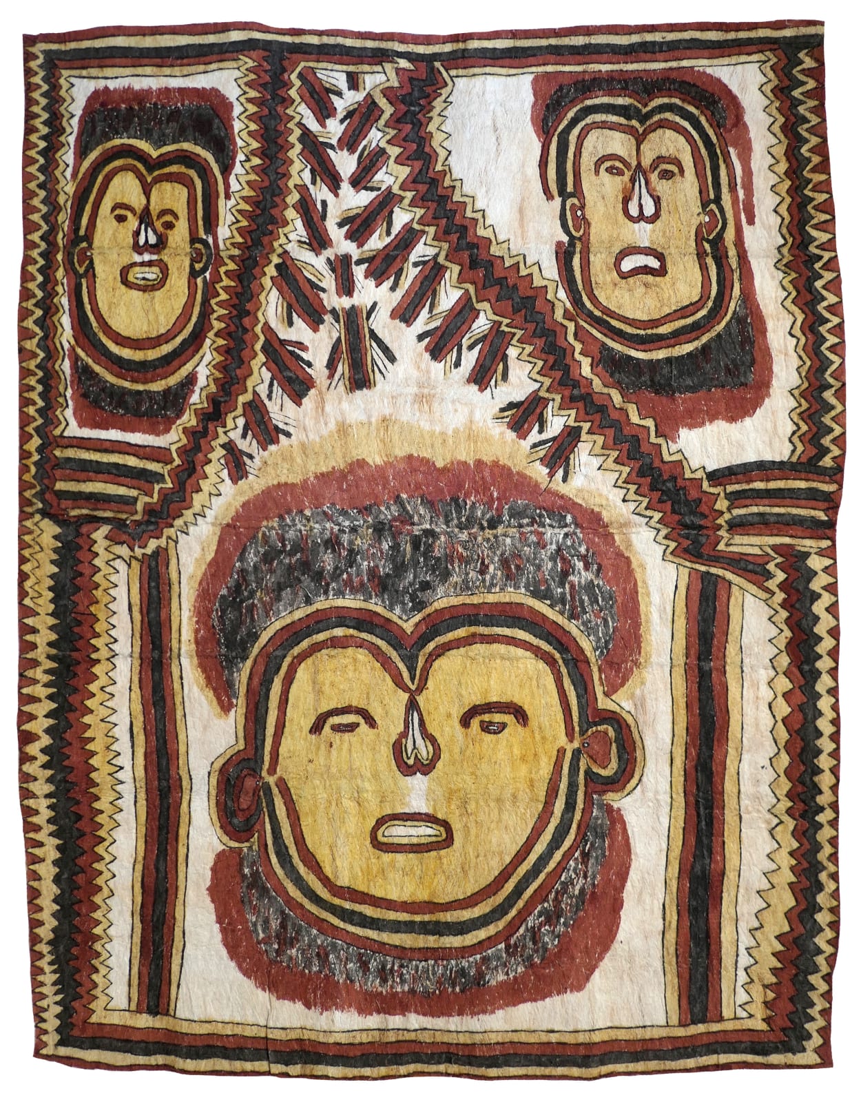 Ilma Ugiobari (Ajikum'e), Nyonirajé clanman Ancestor (creator of the first Cockatoo feather-spring, who was hunted by the Spirit-cannibal at Uborida), and beaks of the Papuan Hornbill (buborianö’e), 2017