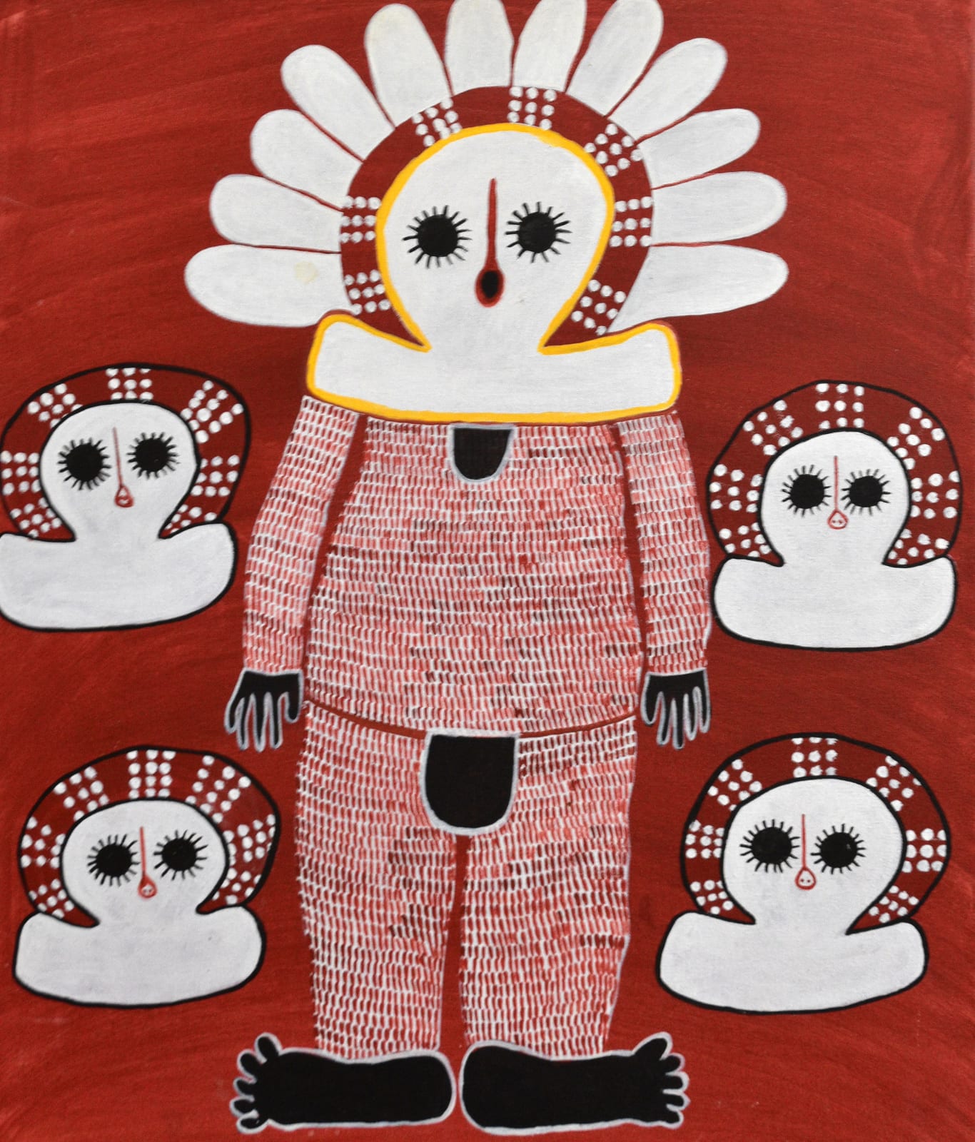 Gordon Barunga, Rimmijbudda (cloud and rain spirit), 2019