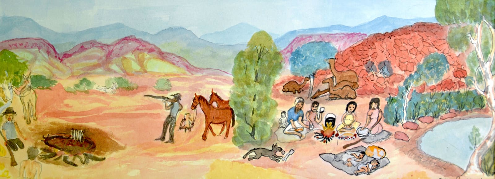 Selma Coulthard Nunay, Families travelling west from Tempe Downs (Urrampinyi), 2022