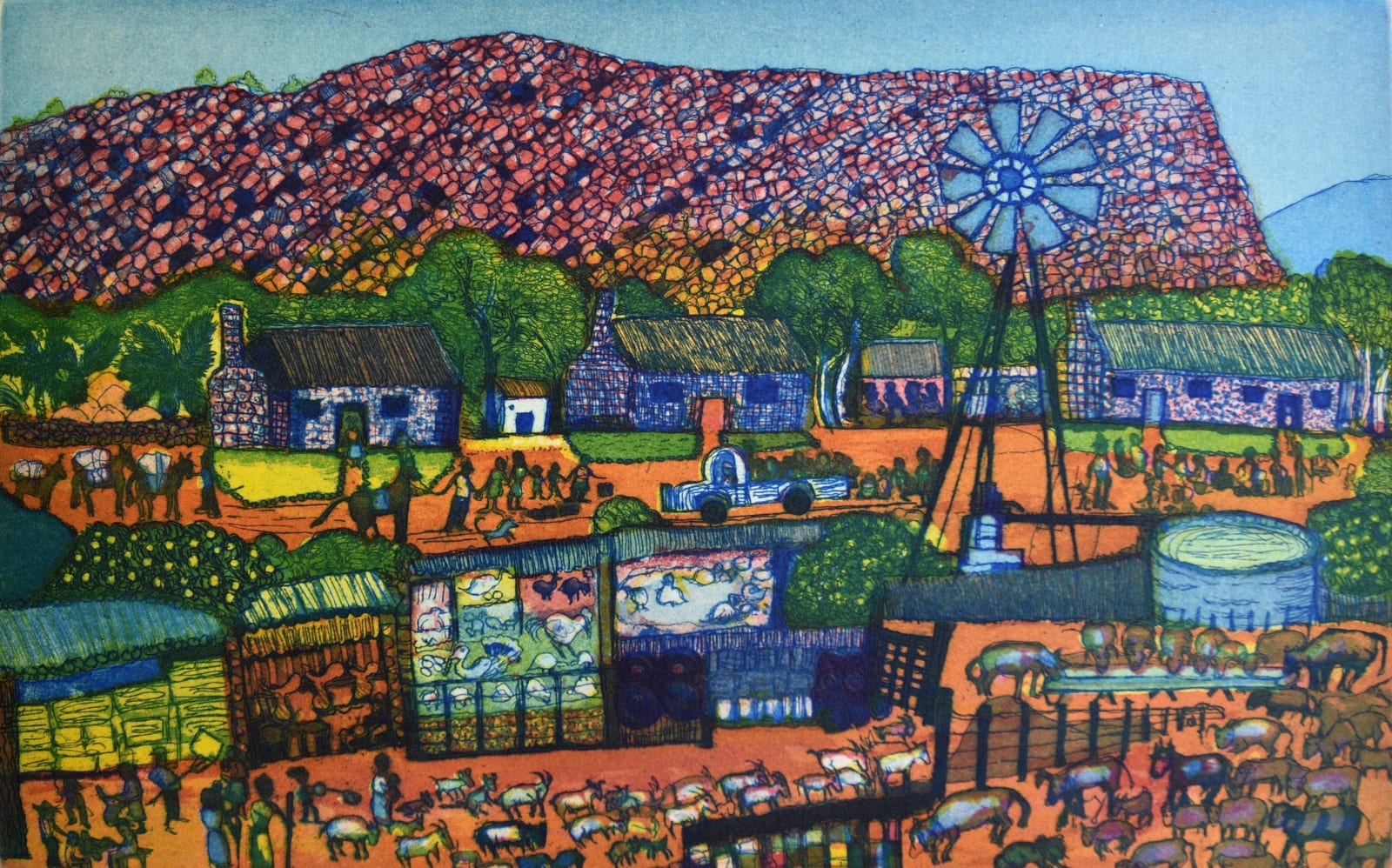 Selma Coulthard Nunay, Ration Day at Urrampinyi (Tempe Downs), 2022