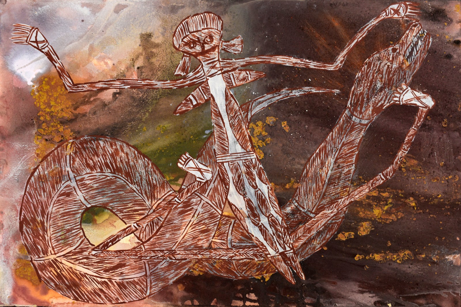 Shaun Namarnyilk, Rock art Style, 2020