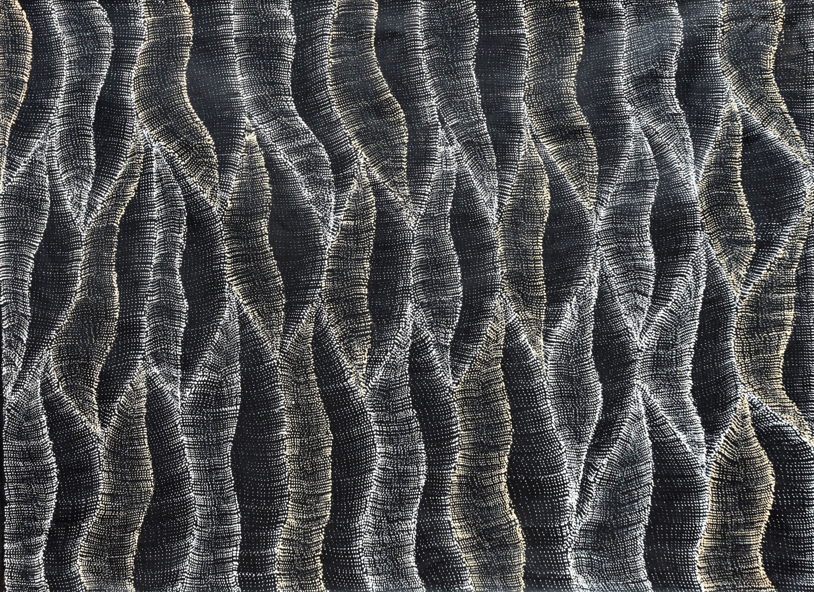 Debbie Napaljarri Brown, Wanakiji Tjukurrpa (Bush Tomato), 2023