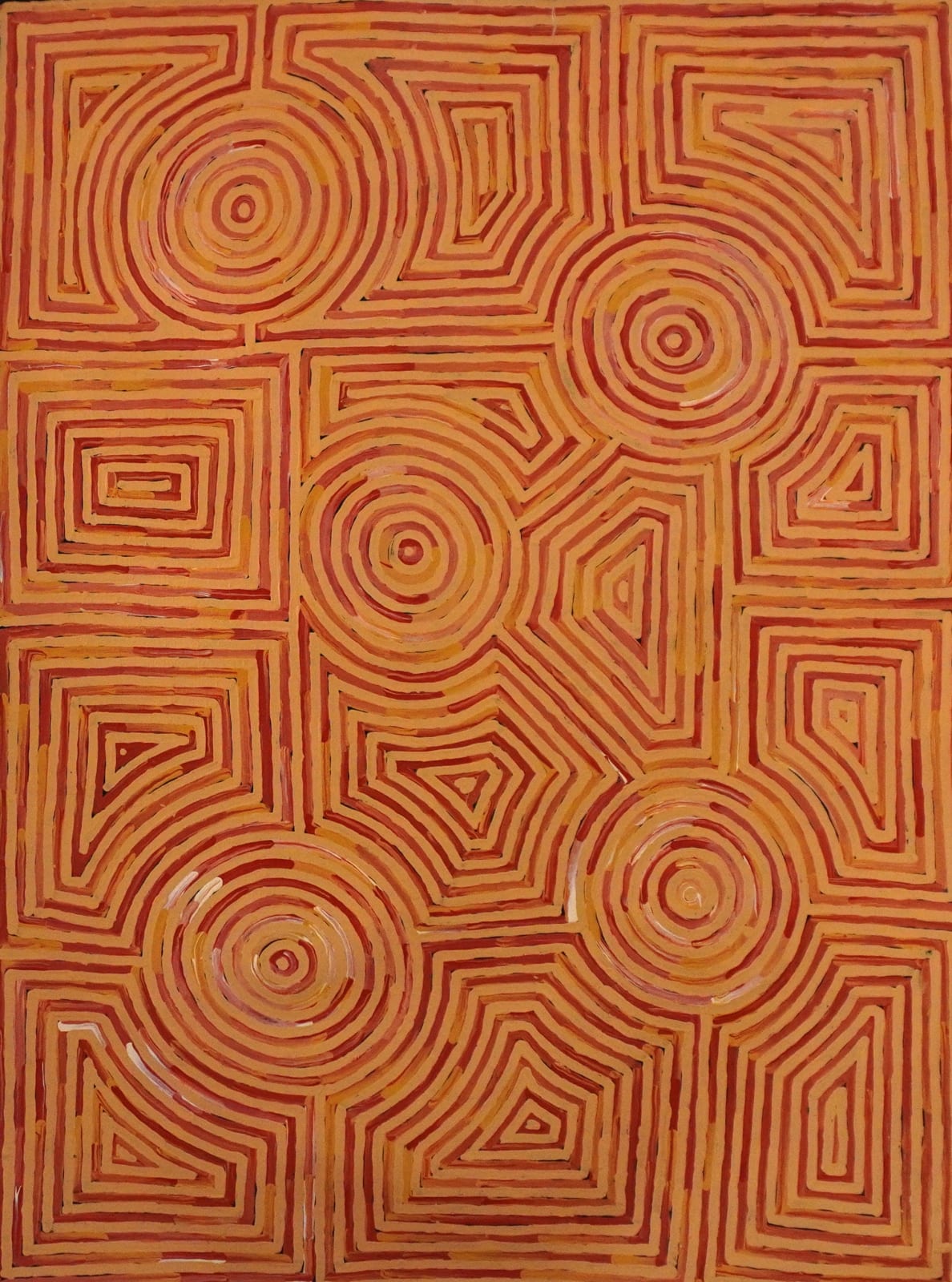Aubrey Tjangala, Tingari Dreaming, 2022