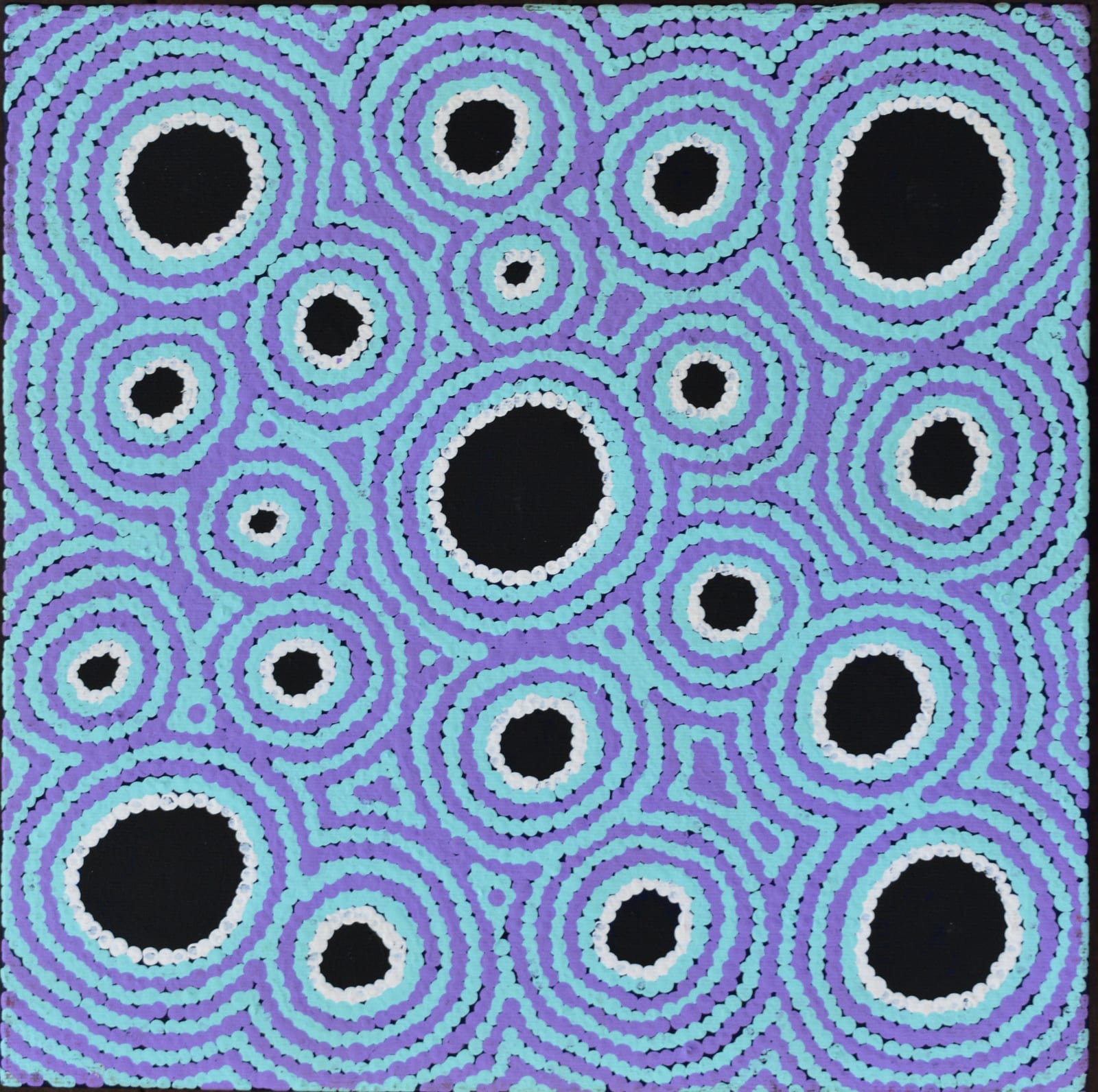 Kylie Napangardi Williams, Yarla Jukurrpa (Bush Potato Dreaming) - Cockatoo Creek, 2018
