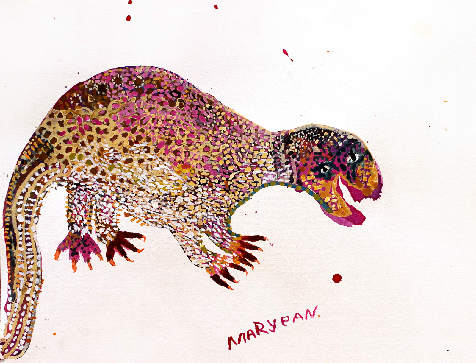 Mary Katatjuku Pan, Animal Tjuta - Animals from Watarru, 2023