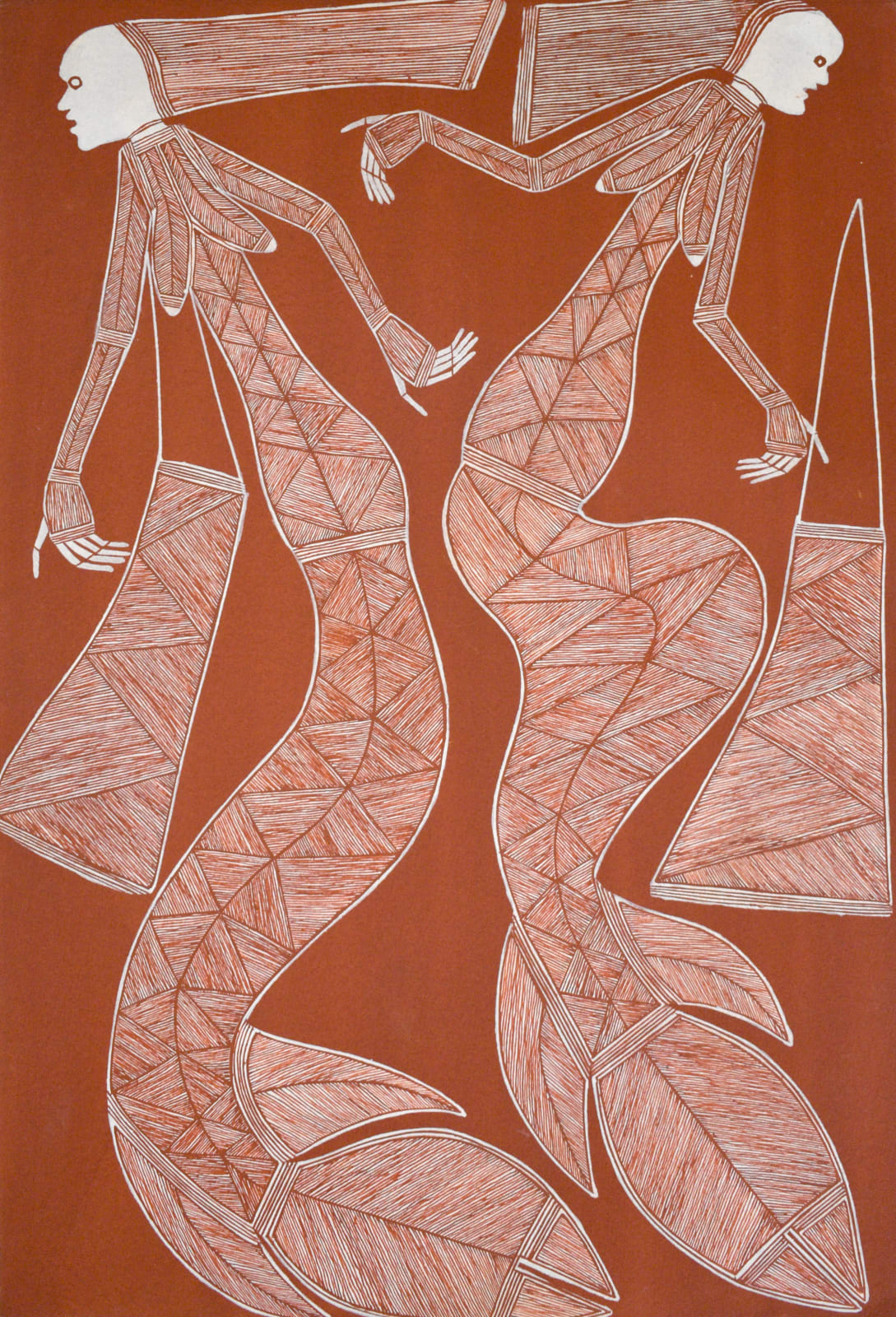 Maath Maralngurra, Yawkyawk (Water Spirit), 2016