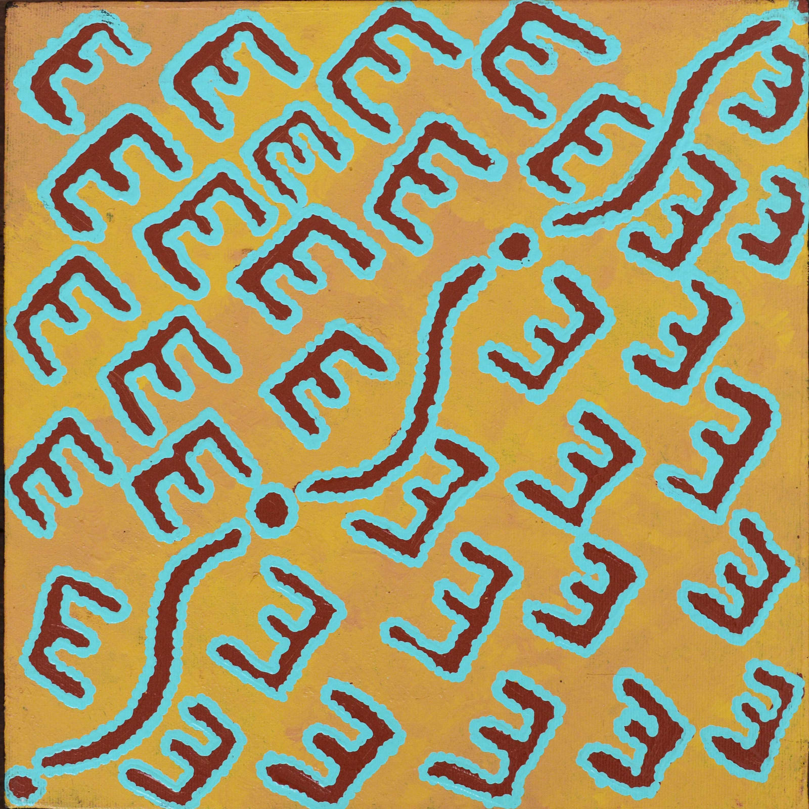 Antonia Napangardi Michaels, Janganpa Jukurrpa (Brush-tail Possum Dreaming) - Mawurrji, 2018