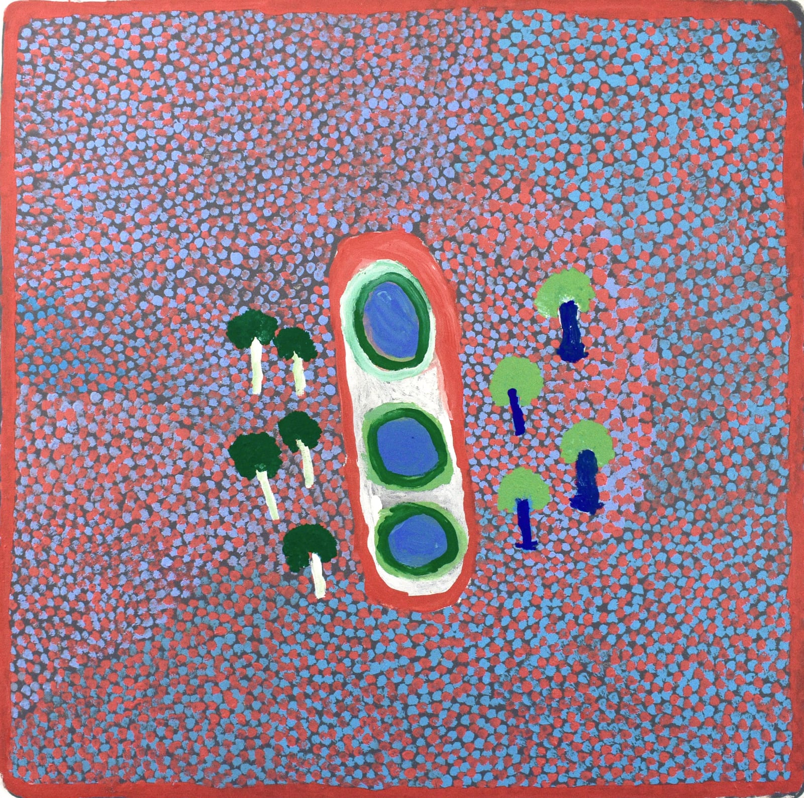 Penny K Lyons, JAPIRNGKA WANRTI NYULNYUL WATERHOLE, 2019