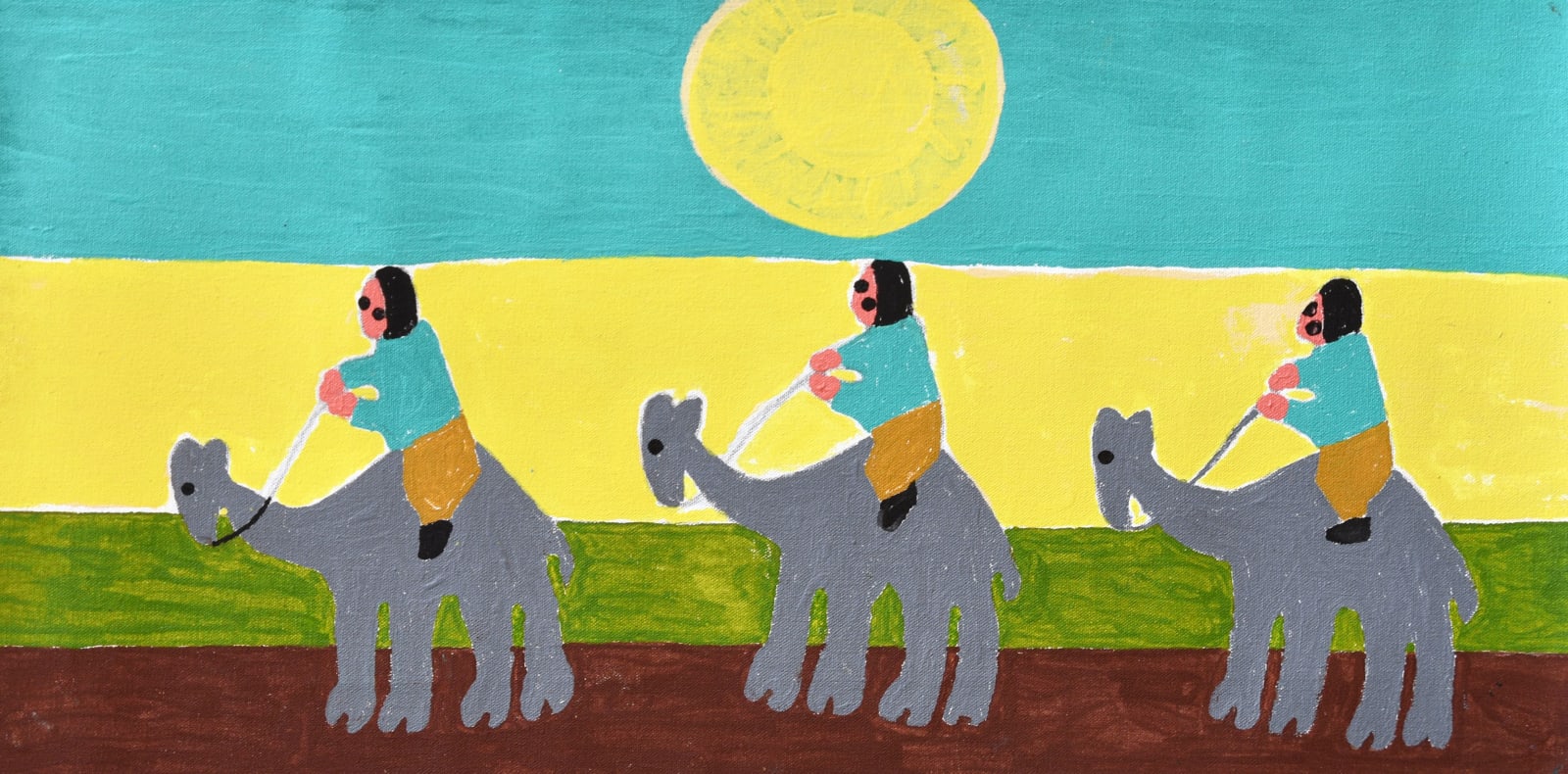 Nakamarra (Susannah) Nelson, Three Wise Men, 2021