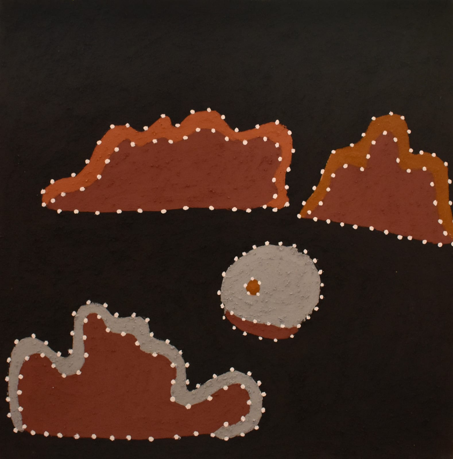 Shirley Purdie, Nyawan (Kangaroo Tail Dreaming), 2016