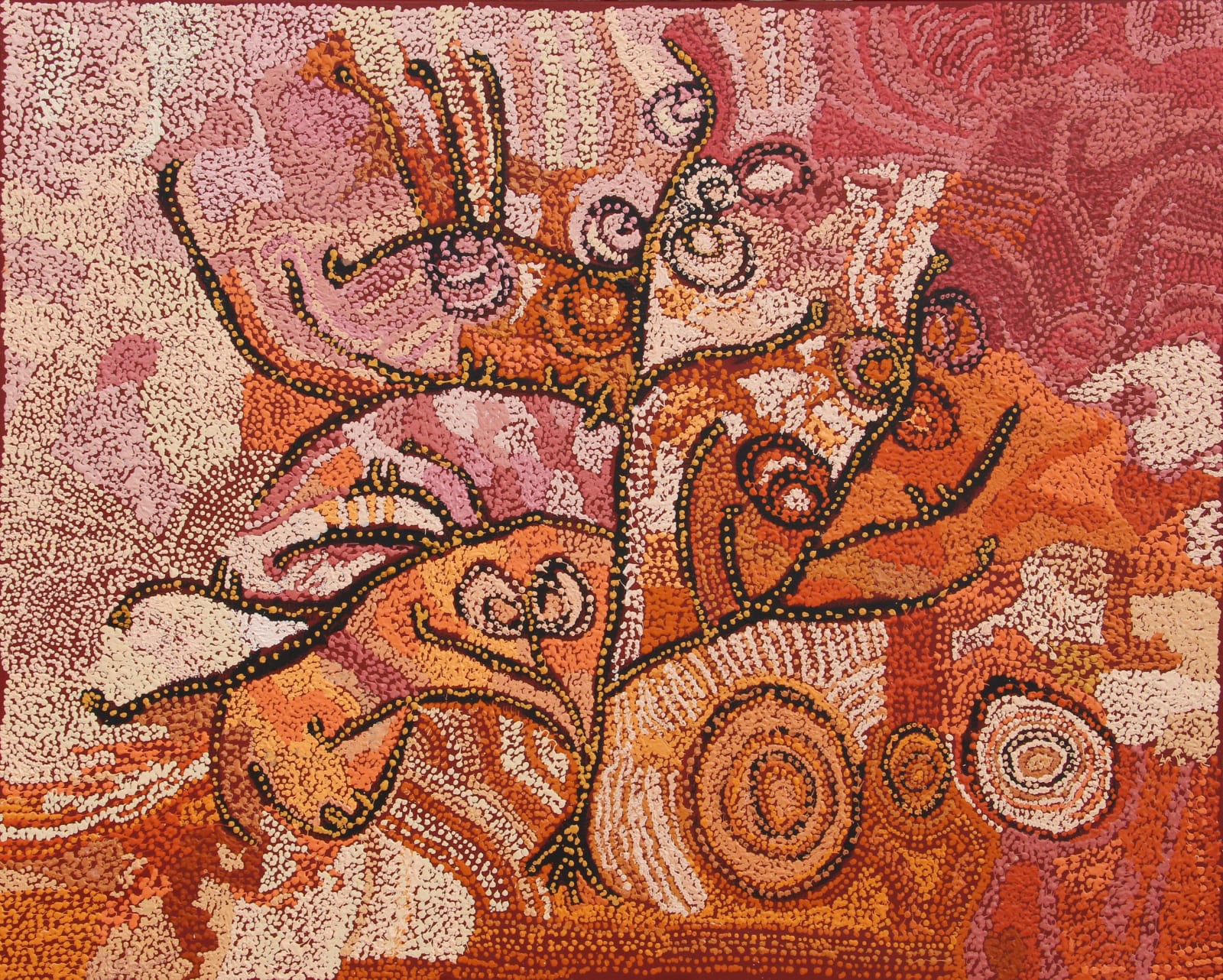 Nellie Coulthard, Tjuntala Ngurangka (Country with Acacia), 2022