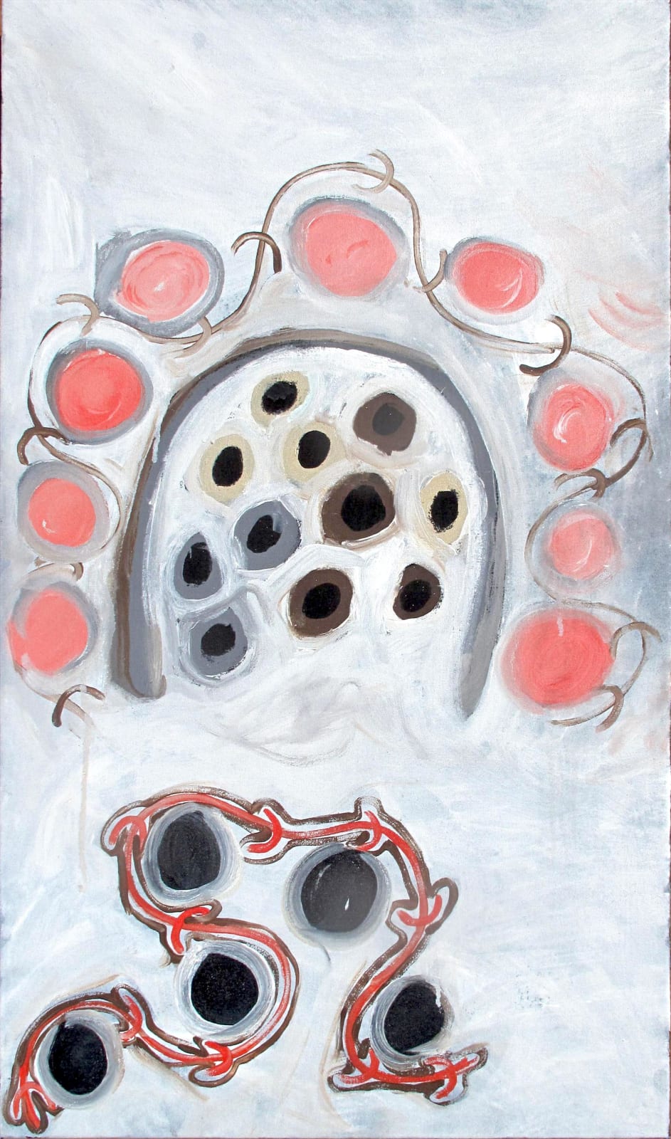 Ursula Napangardi Marks, Bush Potato Dreaming - Yarla Jukurrpa, 2020