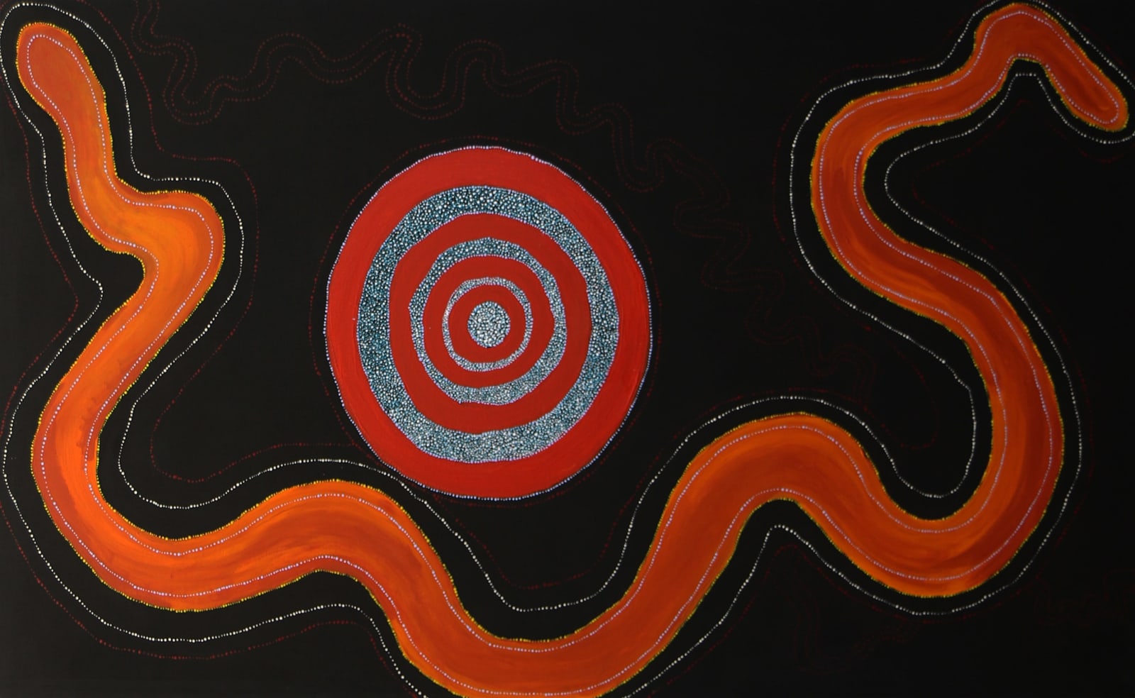 Nathan Brown Tjangala, Wanampi, 2023