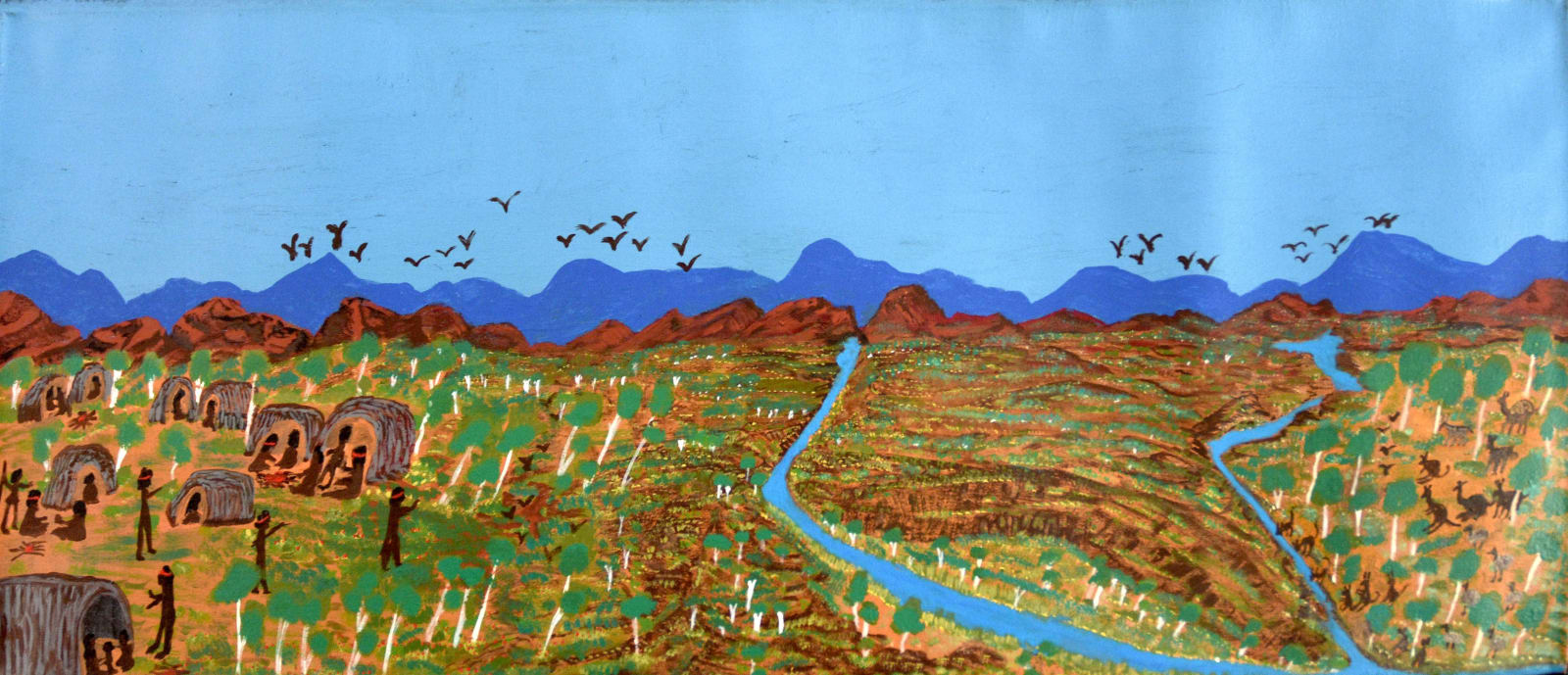 Nyinta Kumanara Donald Peipei, Old Days, after the Rain, 2021